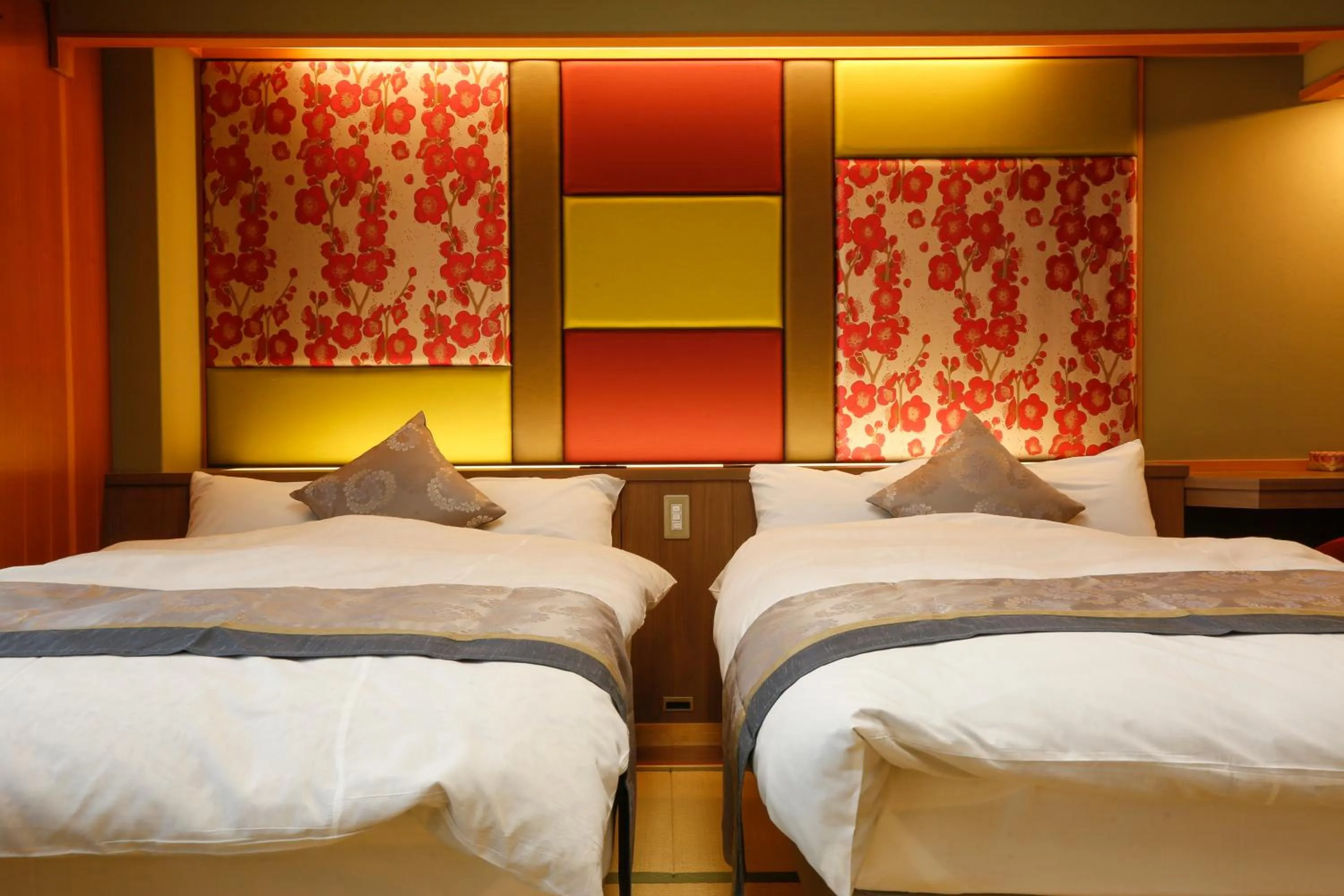 Bed in Tamatsukuri Grand Hotel Choseikaku