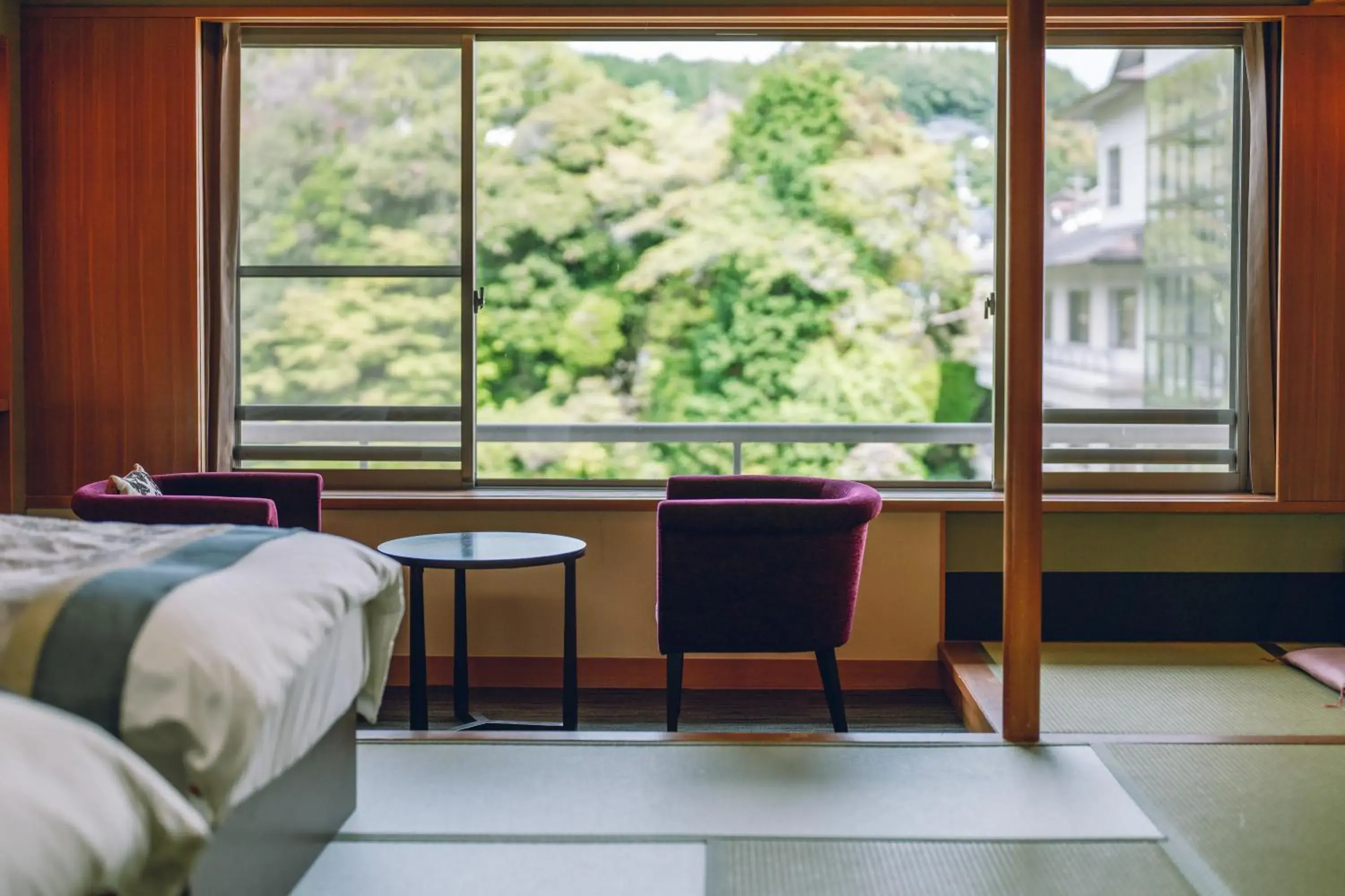 Superior Twin Room with Garden View in Tamatsukuri Grand Hotel Choseikaku Superior Twin Room with Garden View in Tamatsukuri Grand Hotel Choseikaku