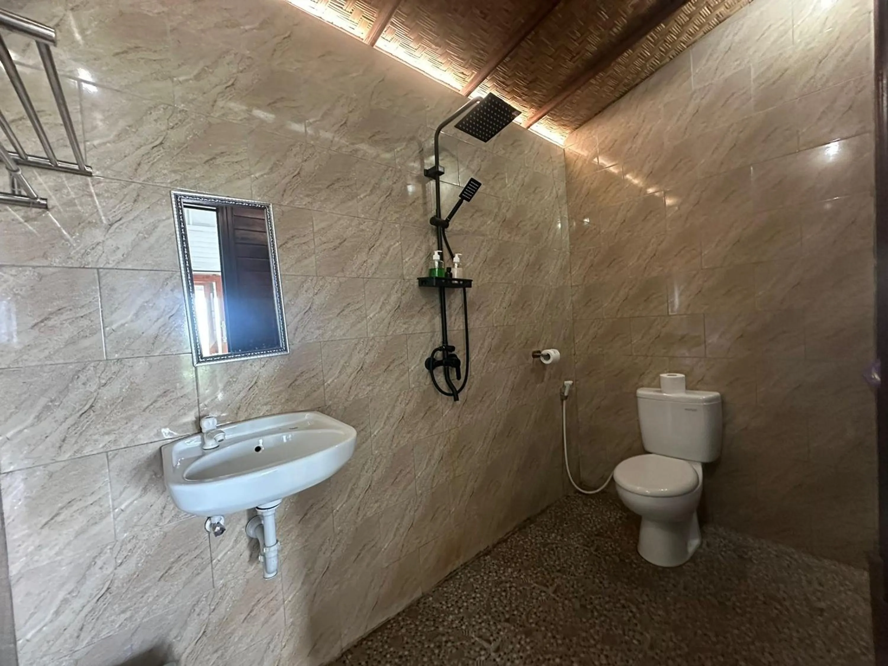 Shower in Blue Lagoon Secret Villas