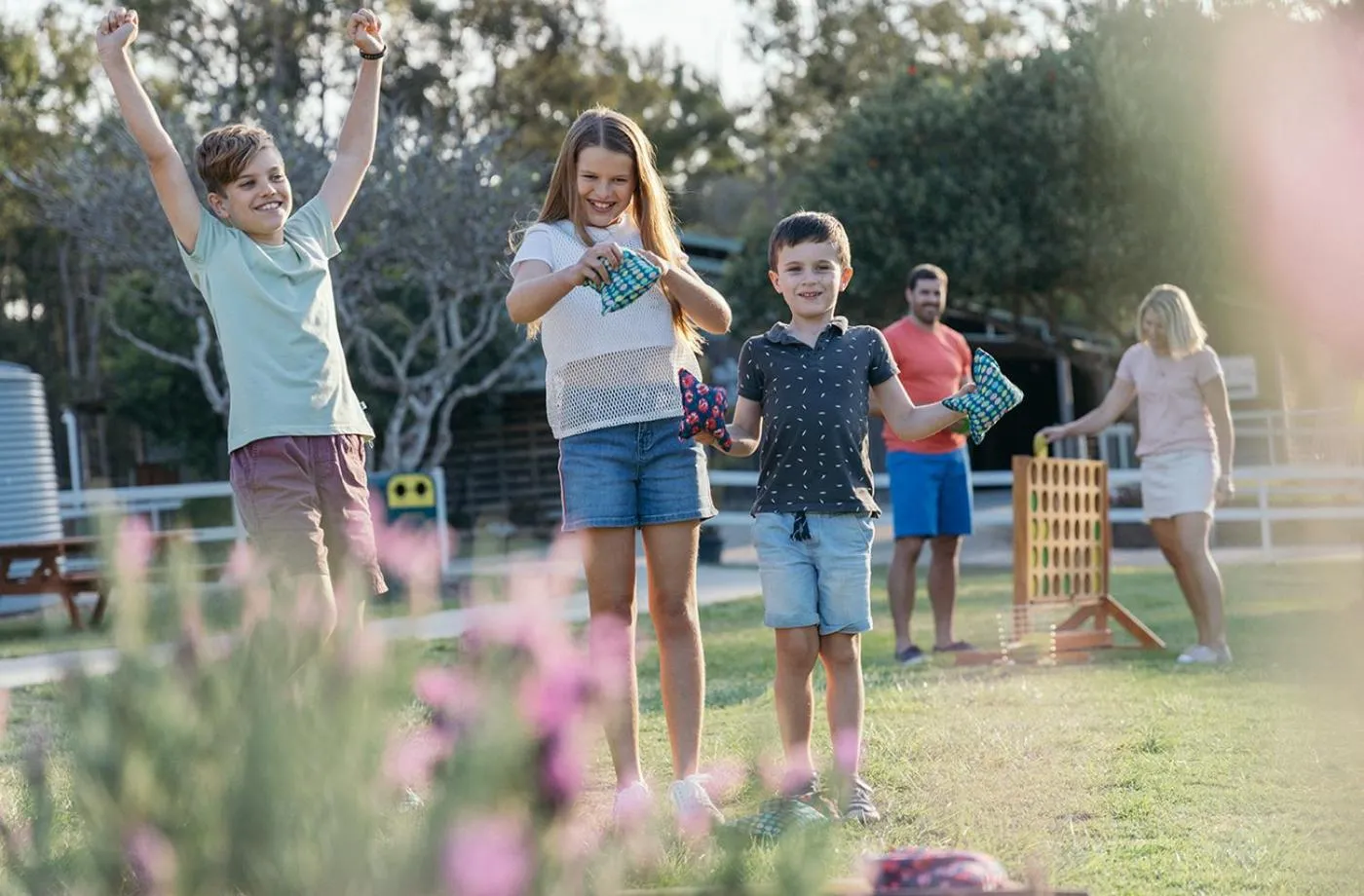 children in Paradise Country Farmstay