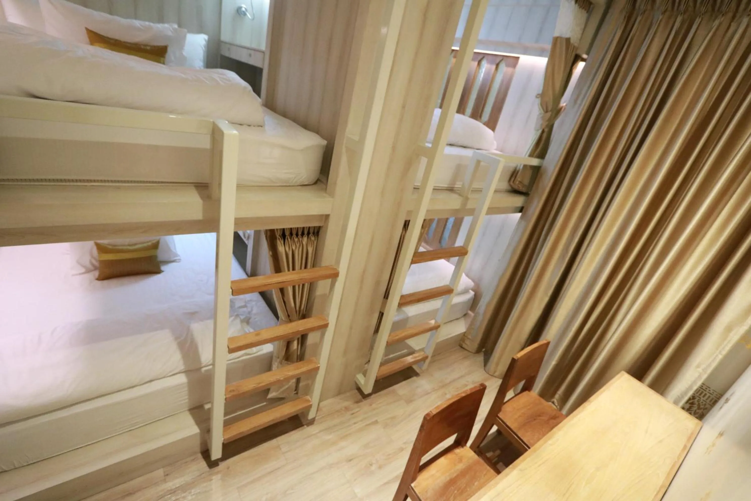 Photo of the whole room, Bed in Mariya Lady Hostel Suvarnabhumi Airport