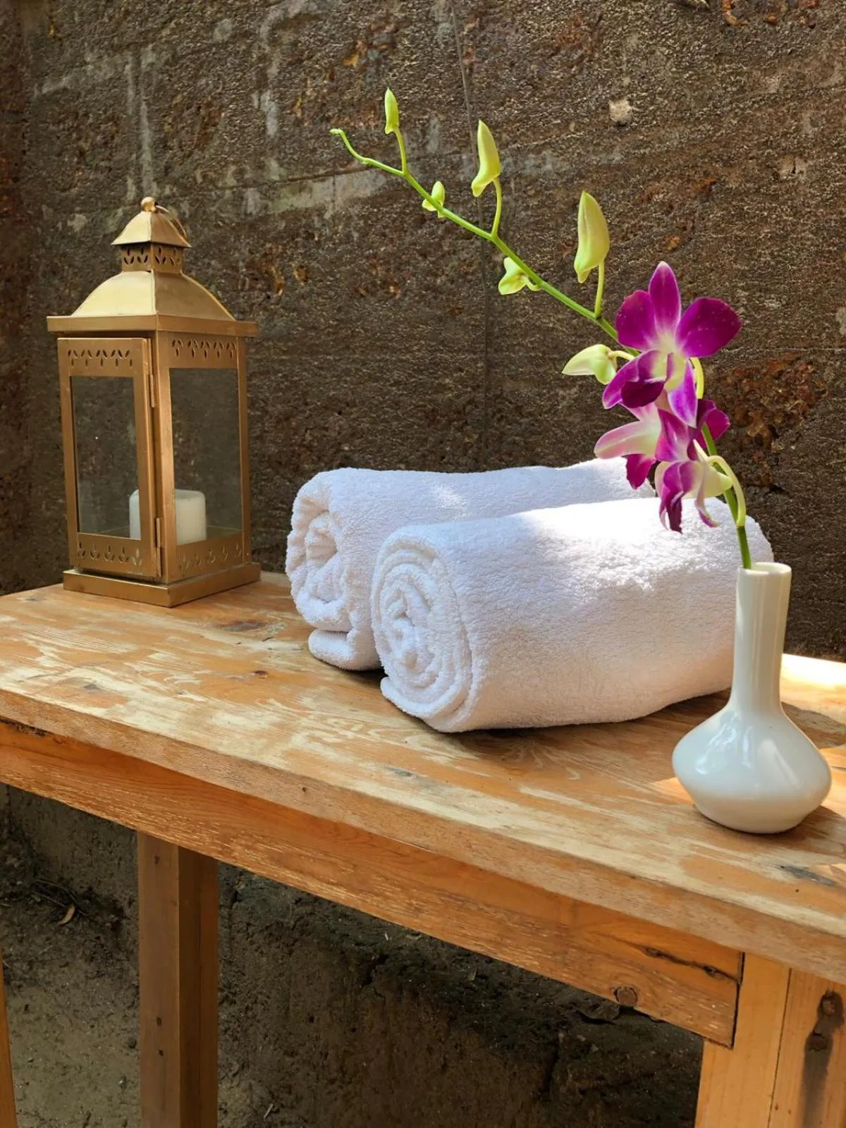 Decorative detail in Palm Forest Palolem