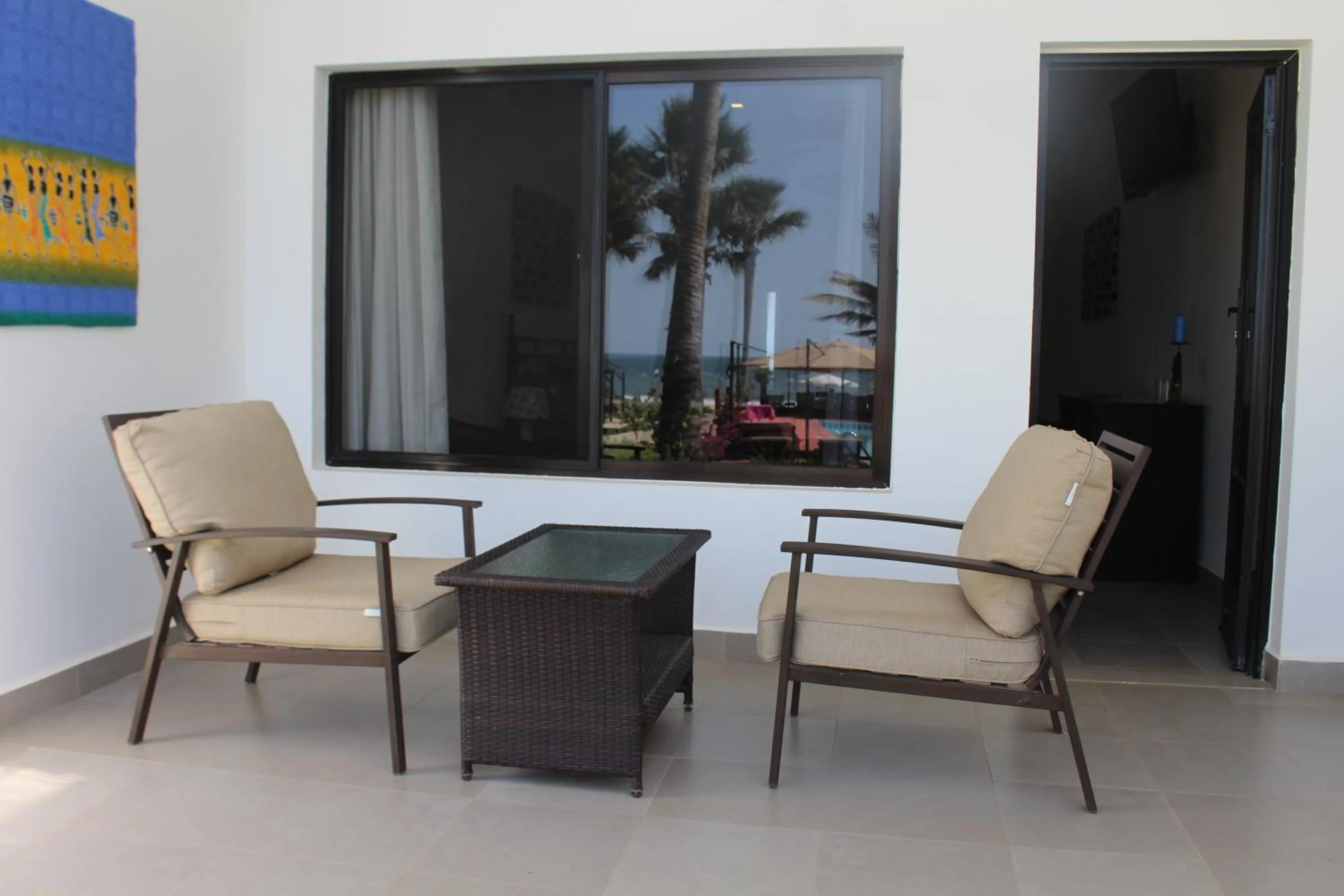 Patio in Swiss Boutique Hotel