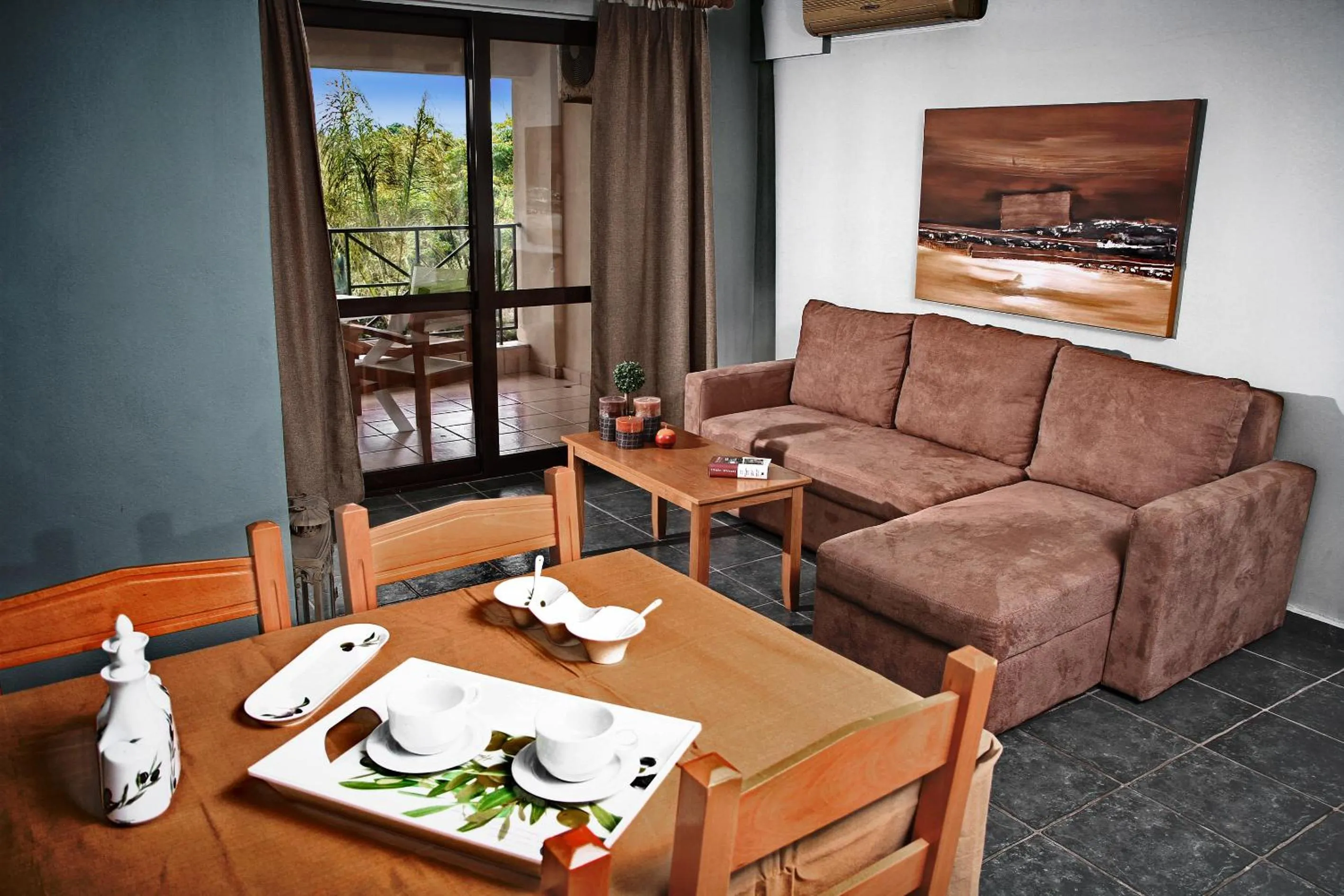 Living room in Mirtilos Studios & Apartments