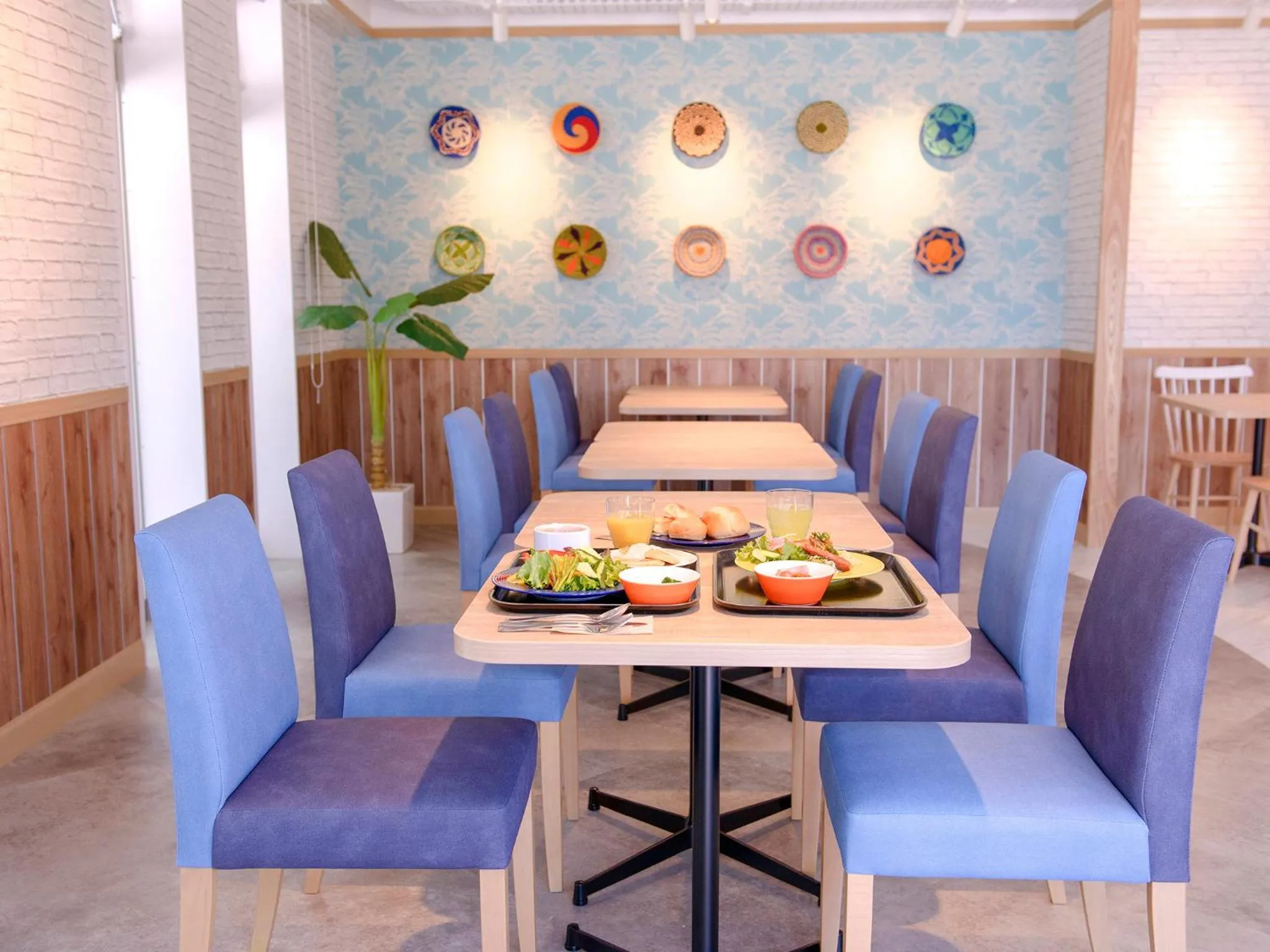 Buffet breakfast in La'gent Hotel Okinawa Chatan Hotel and Hostel