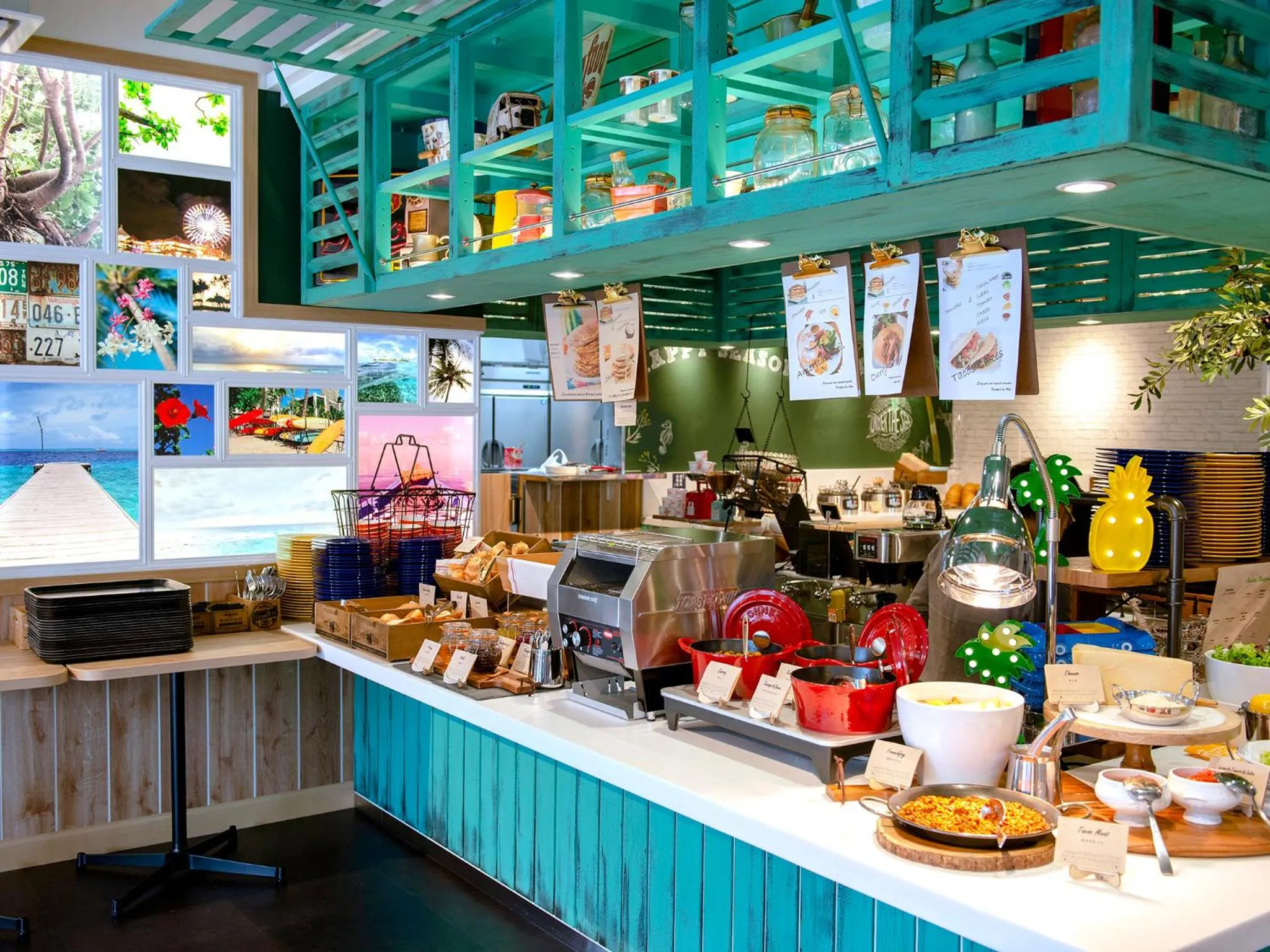 Buffet breakfast in La'gent Hotel Okinawa Chatan Hotel and Hostel