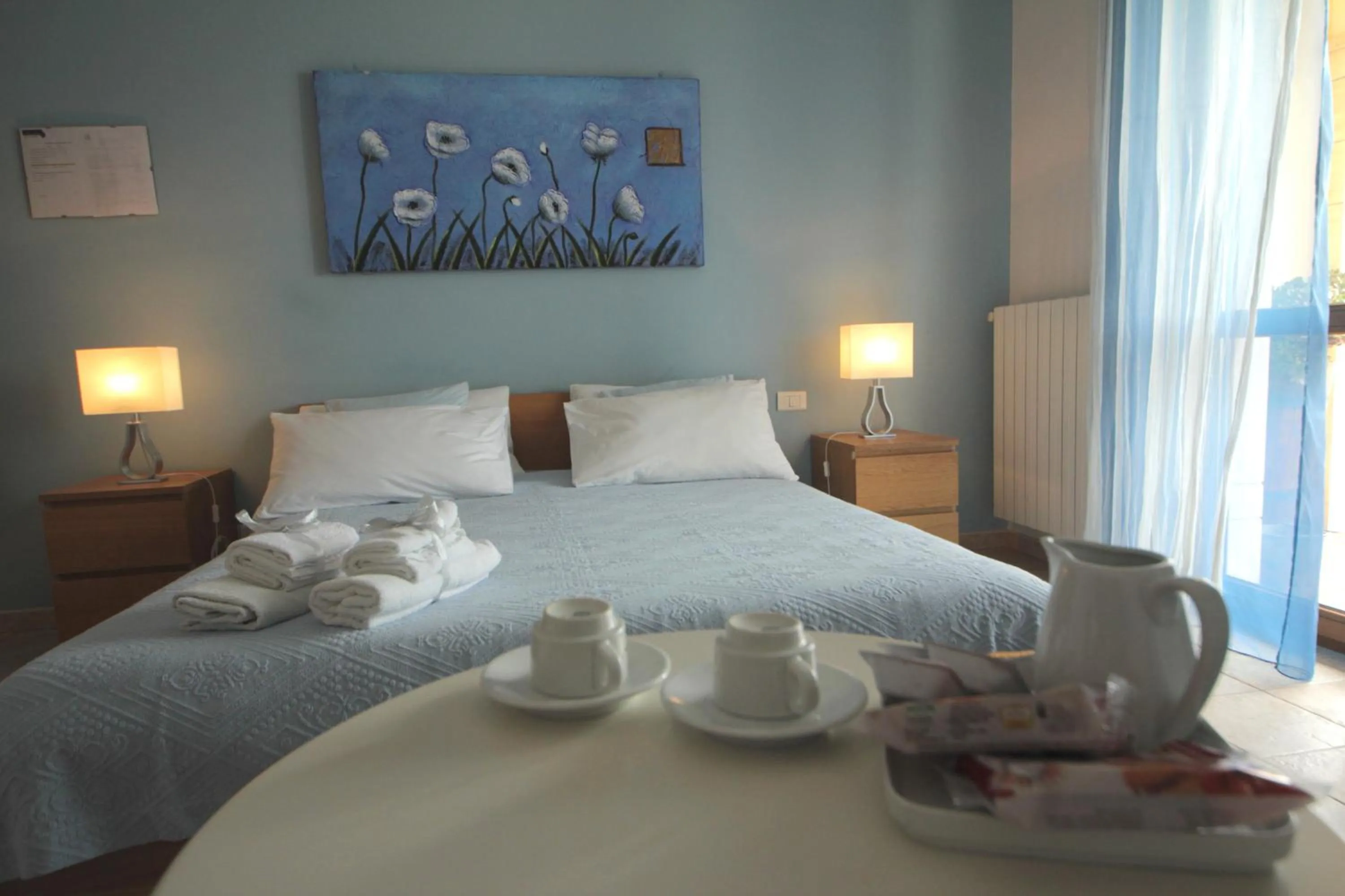 Bed in B&B La Rosa Blu