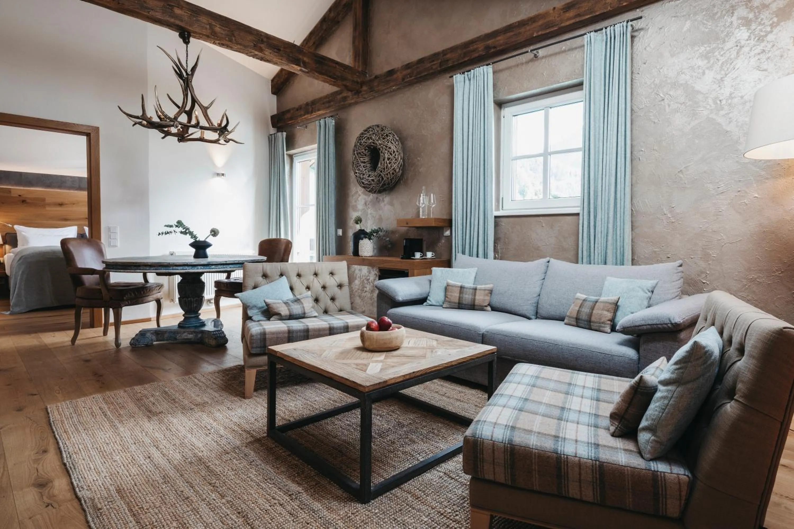 Living room in Sonnhof Alpendorf - an adults only place