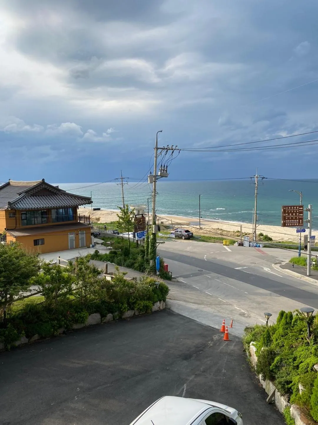 Sea view in Pension Badawa