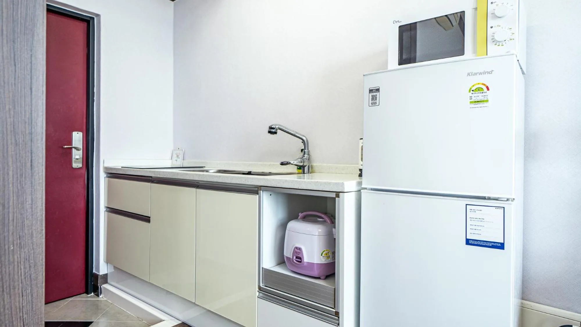 Kitchen or kitchenette in Pension Badawa