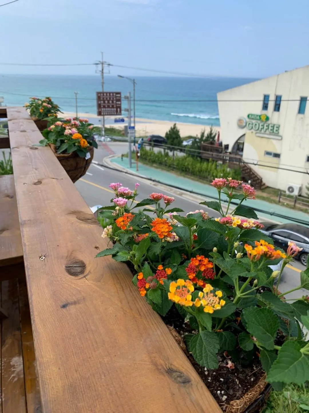 Sea view in Pension Badawa