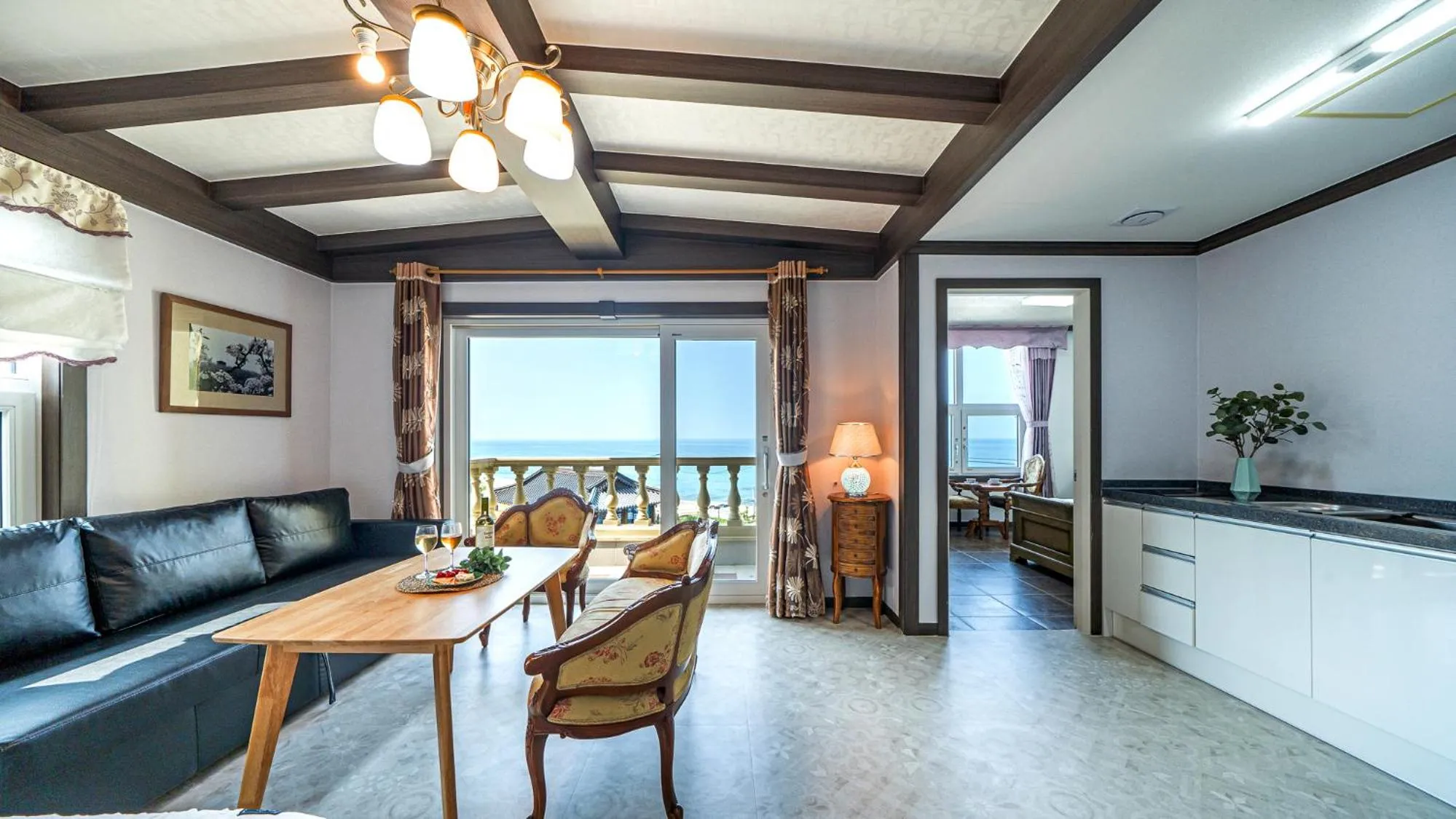 Living room in Pension Badawa