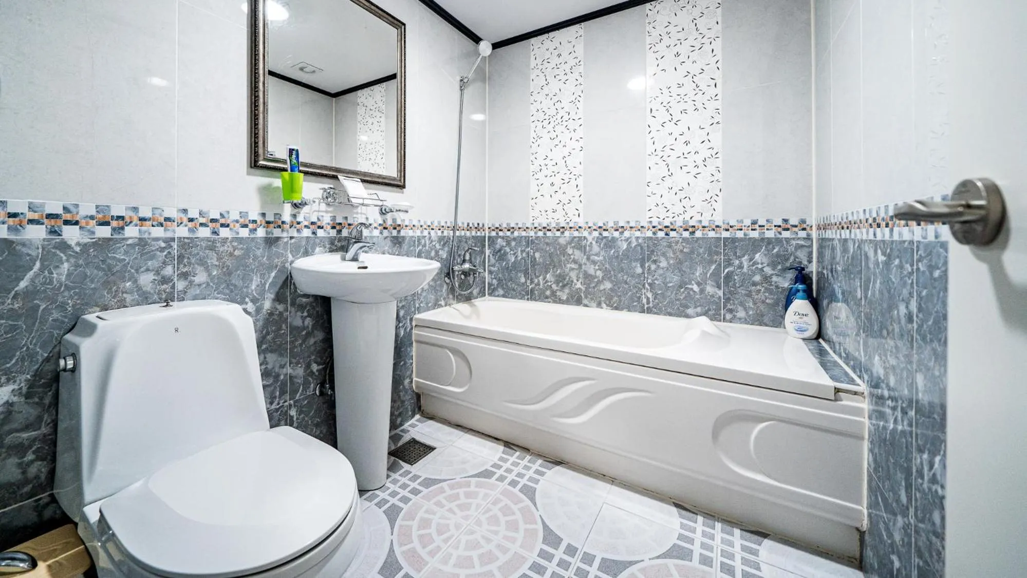 Bathroom in Pension Badawa