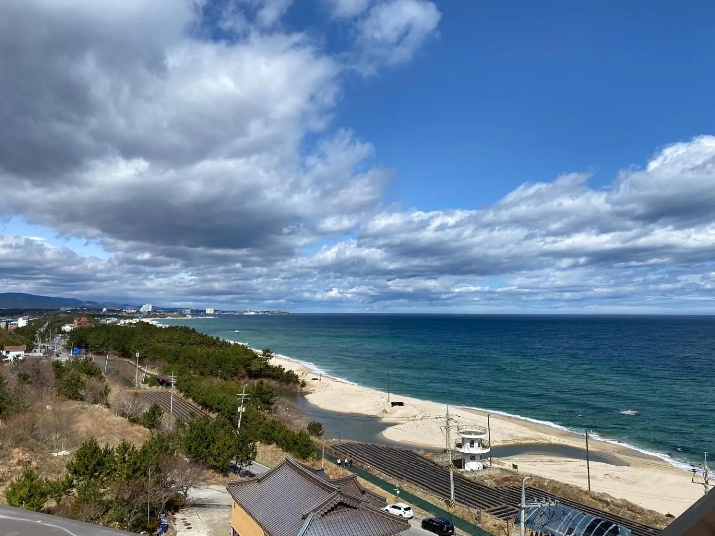 Sea view in Pension Badawa