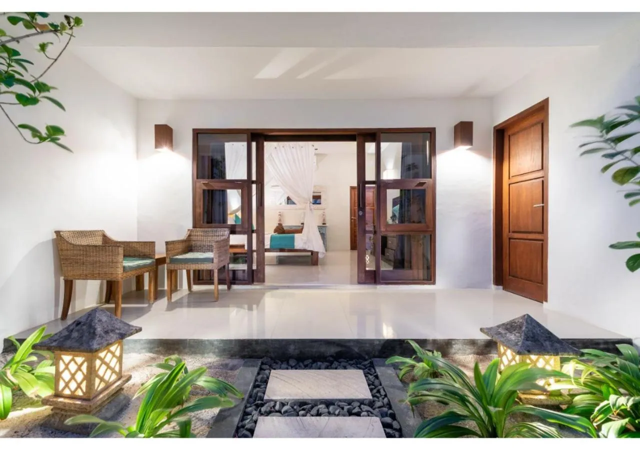 Garden view in Tír na nÓg Beachfront Resort