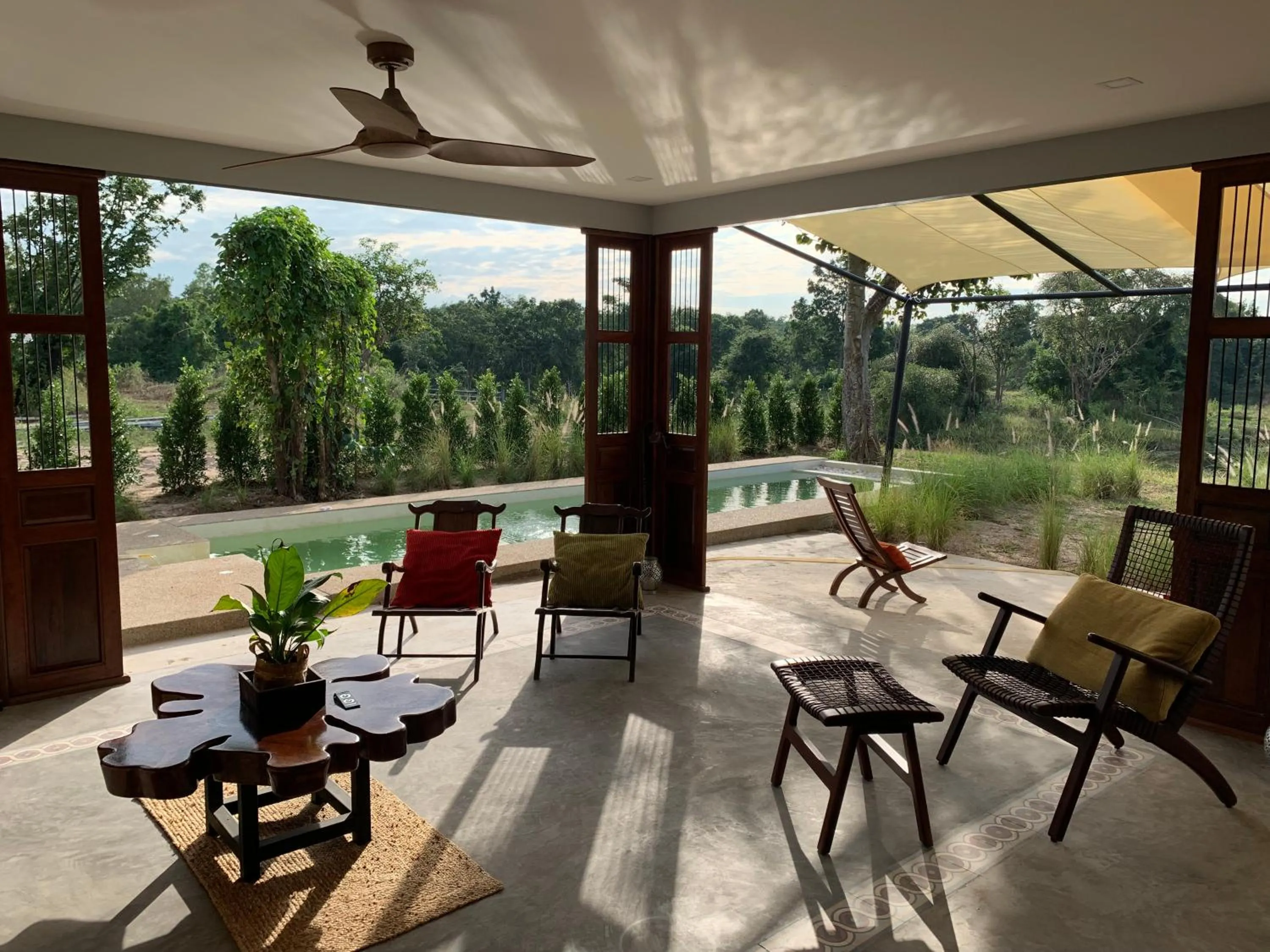 Balcony/Terrace in I love phants Lodge