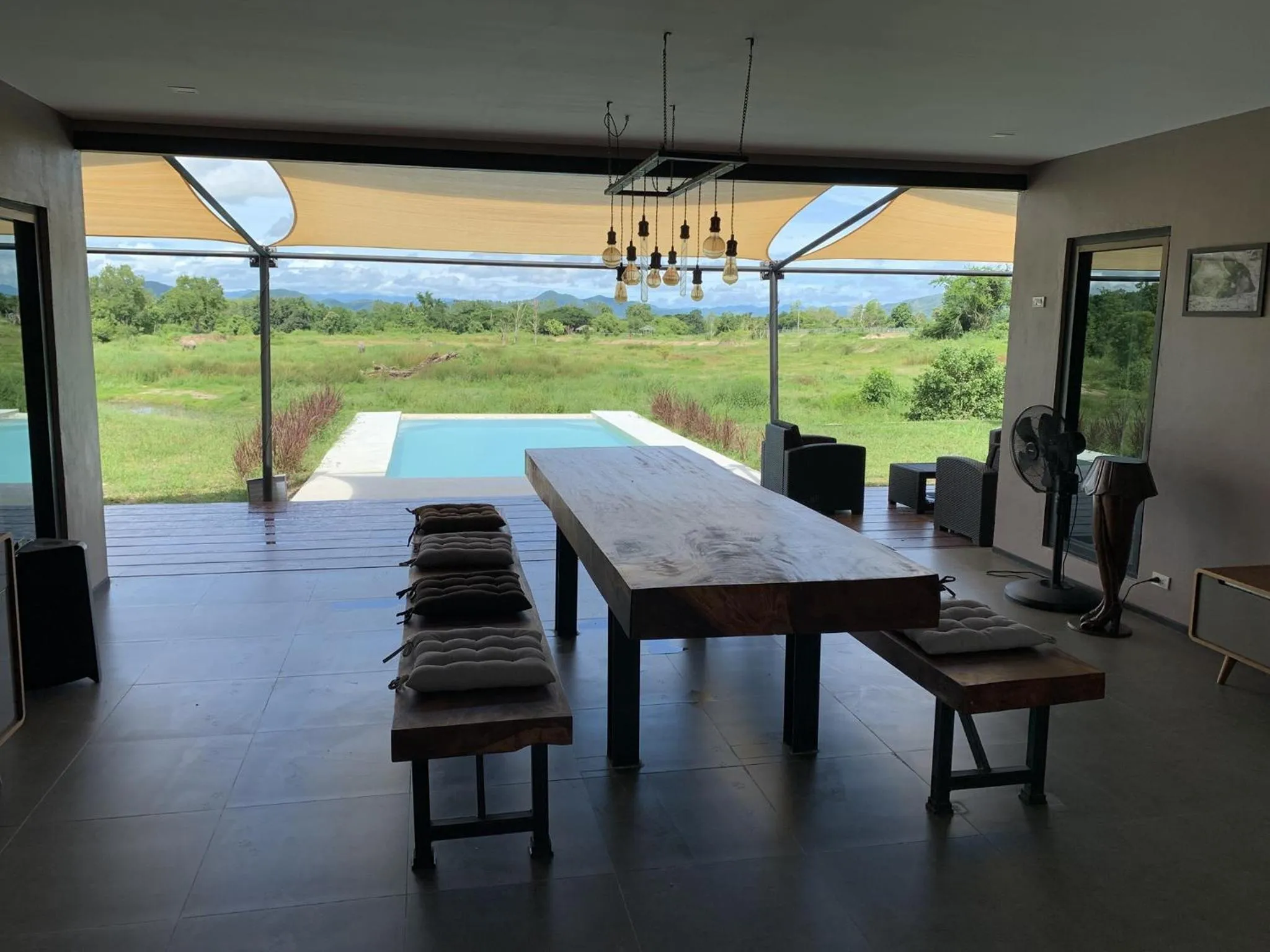 Living room in I love phants Lodge