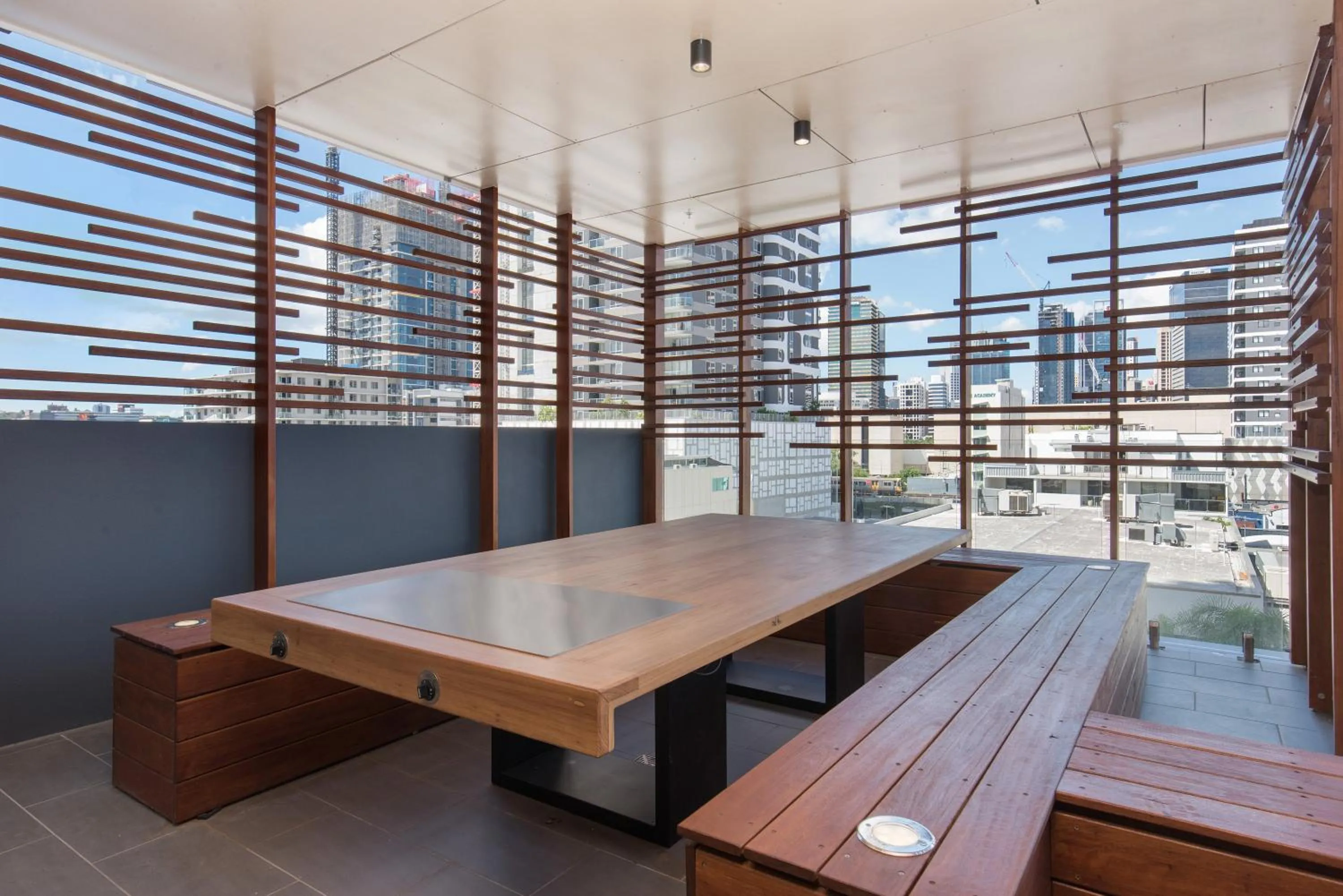 BBQ facilities in Ivy and Eve Apartments by CLLIX