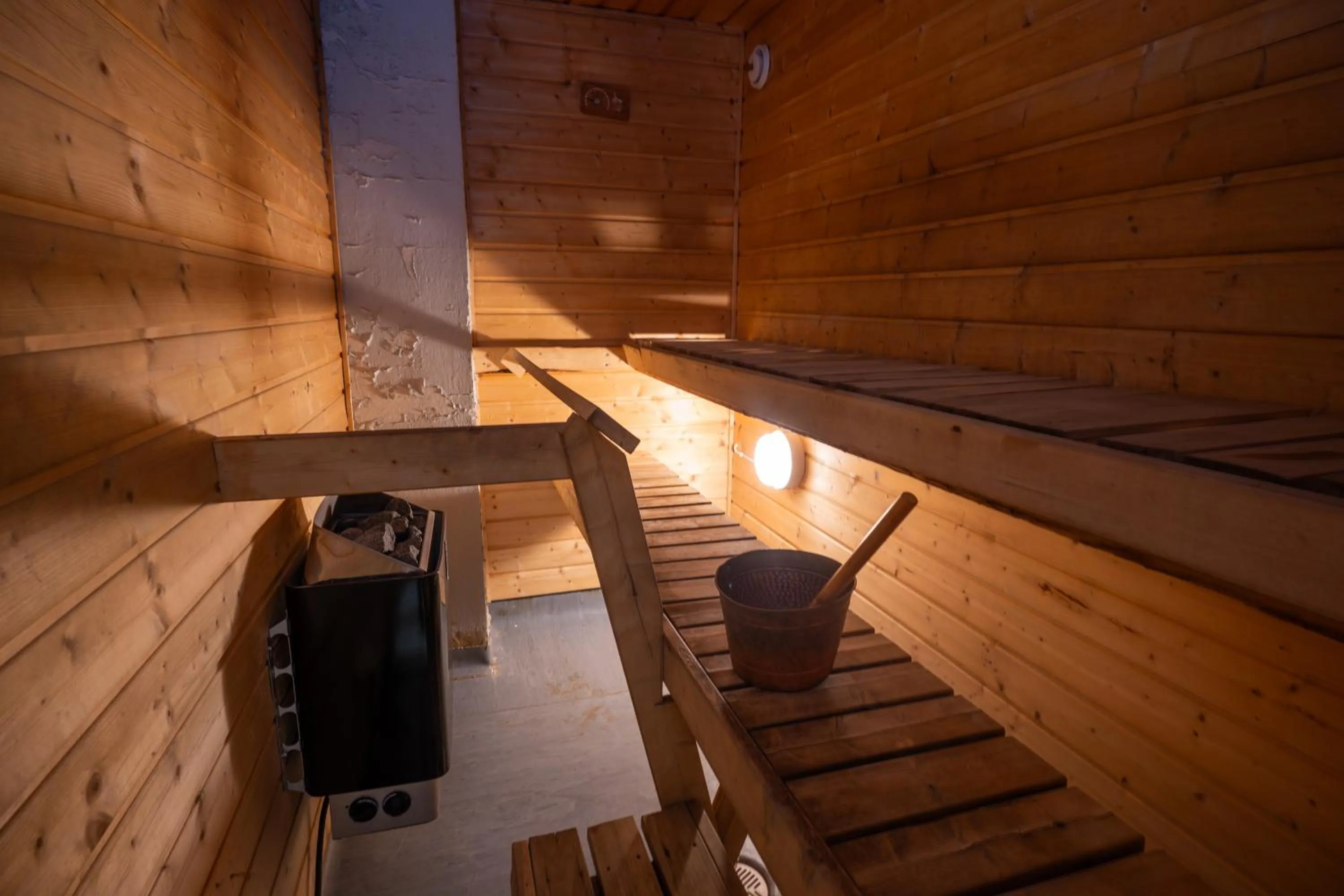 Sauna in Arctic Guesthouse & Igloos