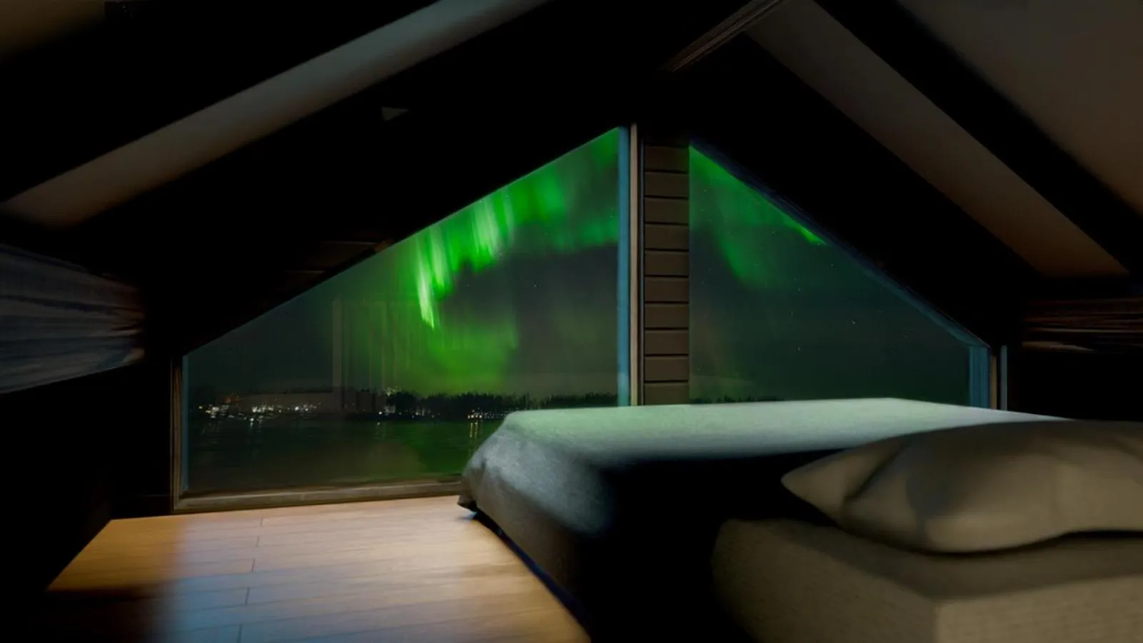 Bed in Arctic Guesthouse & Igloos