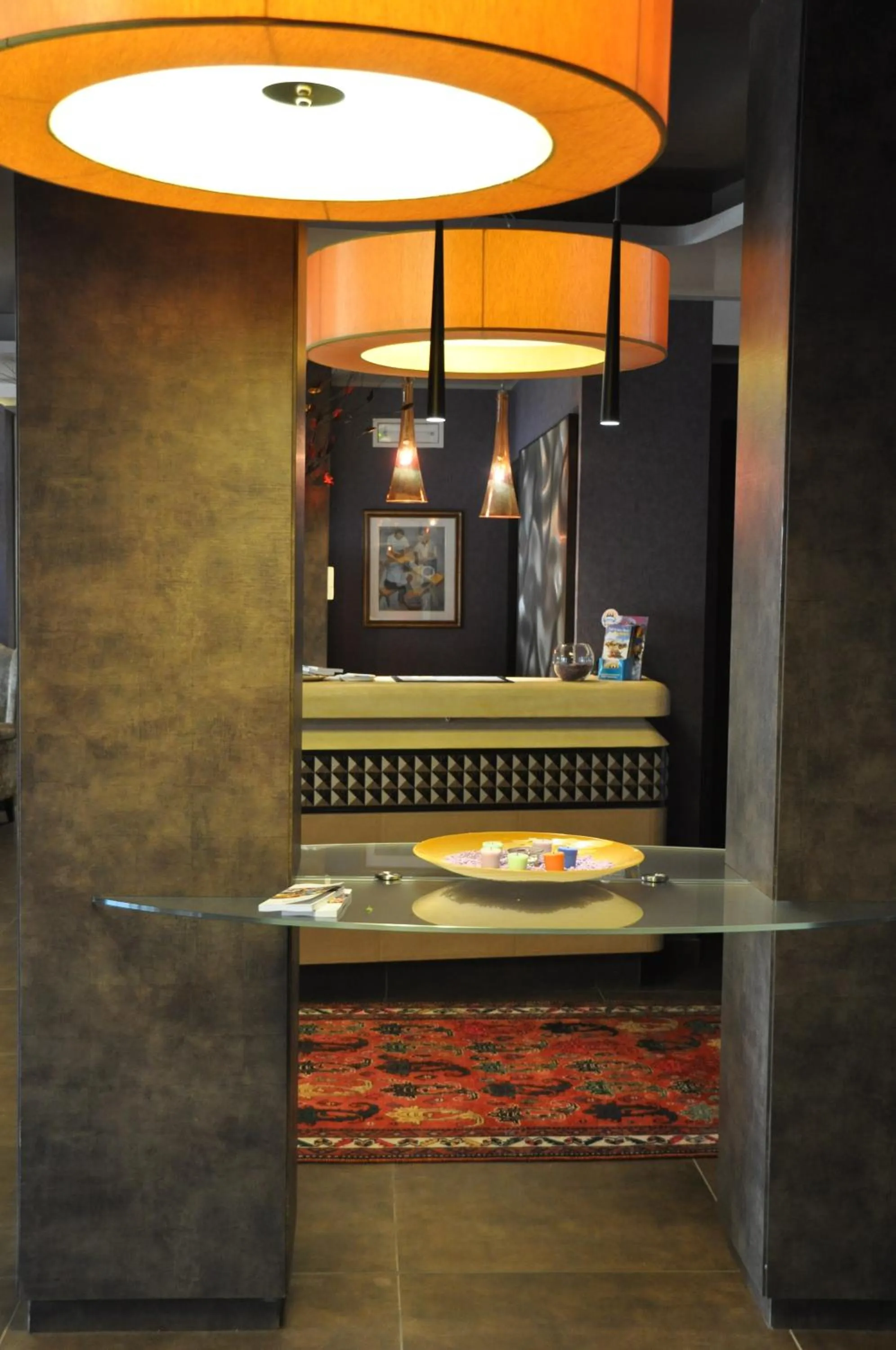 Lobby or reception in Rome Airport Hotel Fiumicino