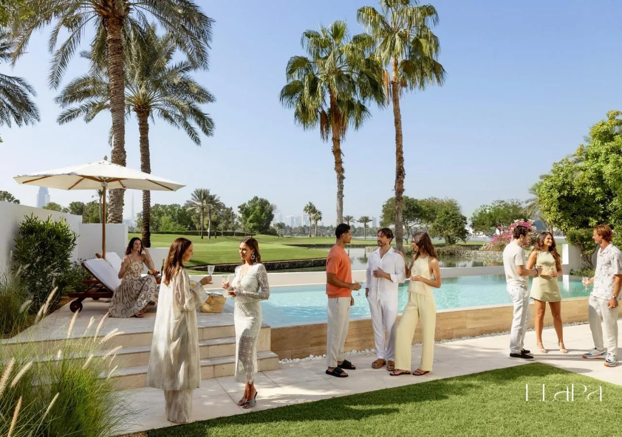 group of guests in Elara & Golf Villas - curated by Park Hyatt Dubai