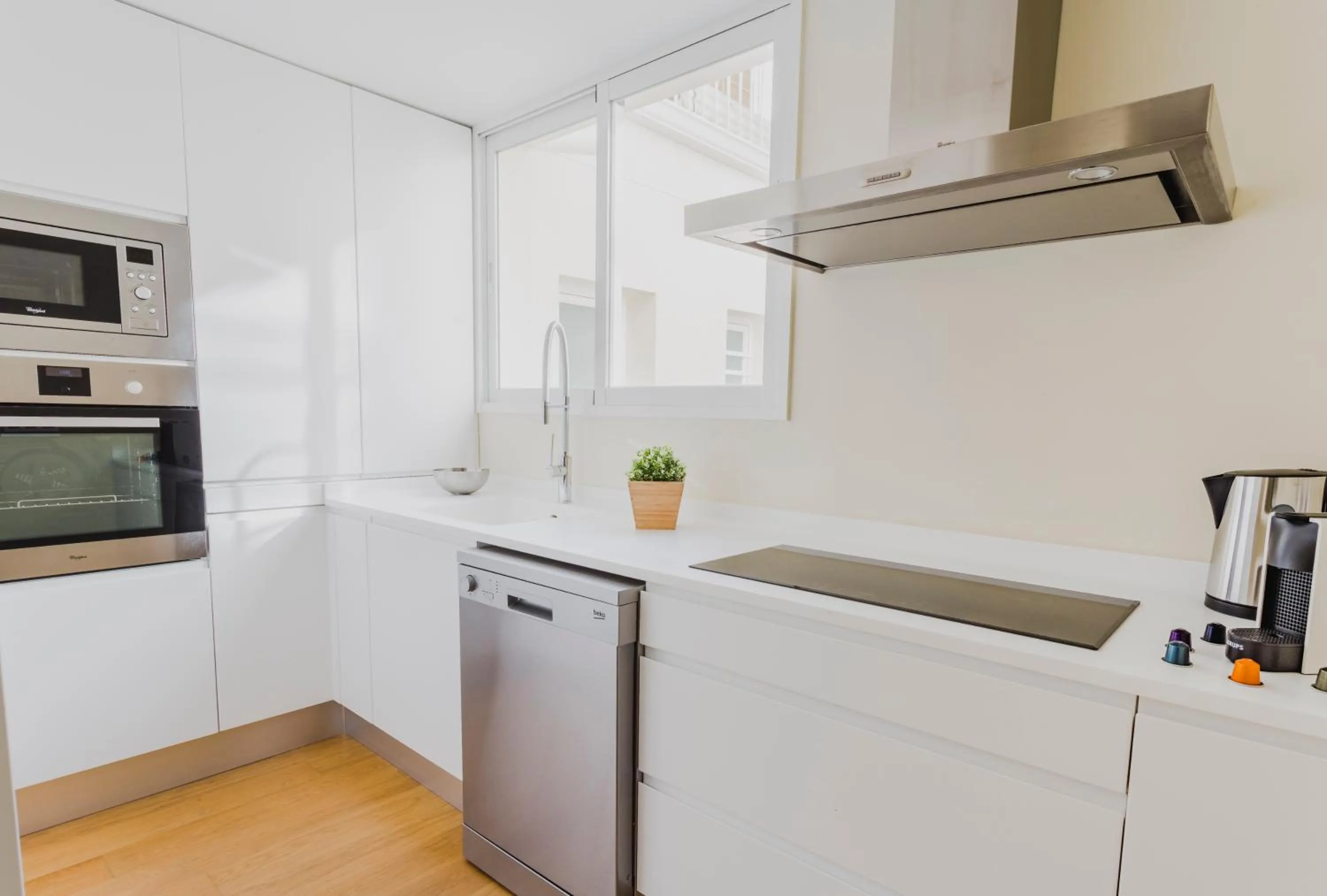 Kitchen or kitchenette in HQ Rooms Apartments San Vicente