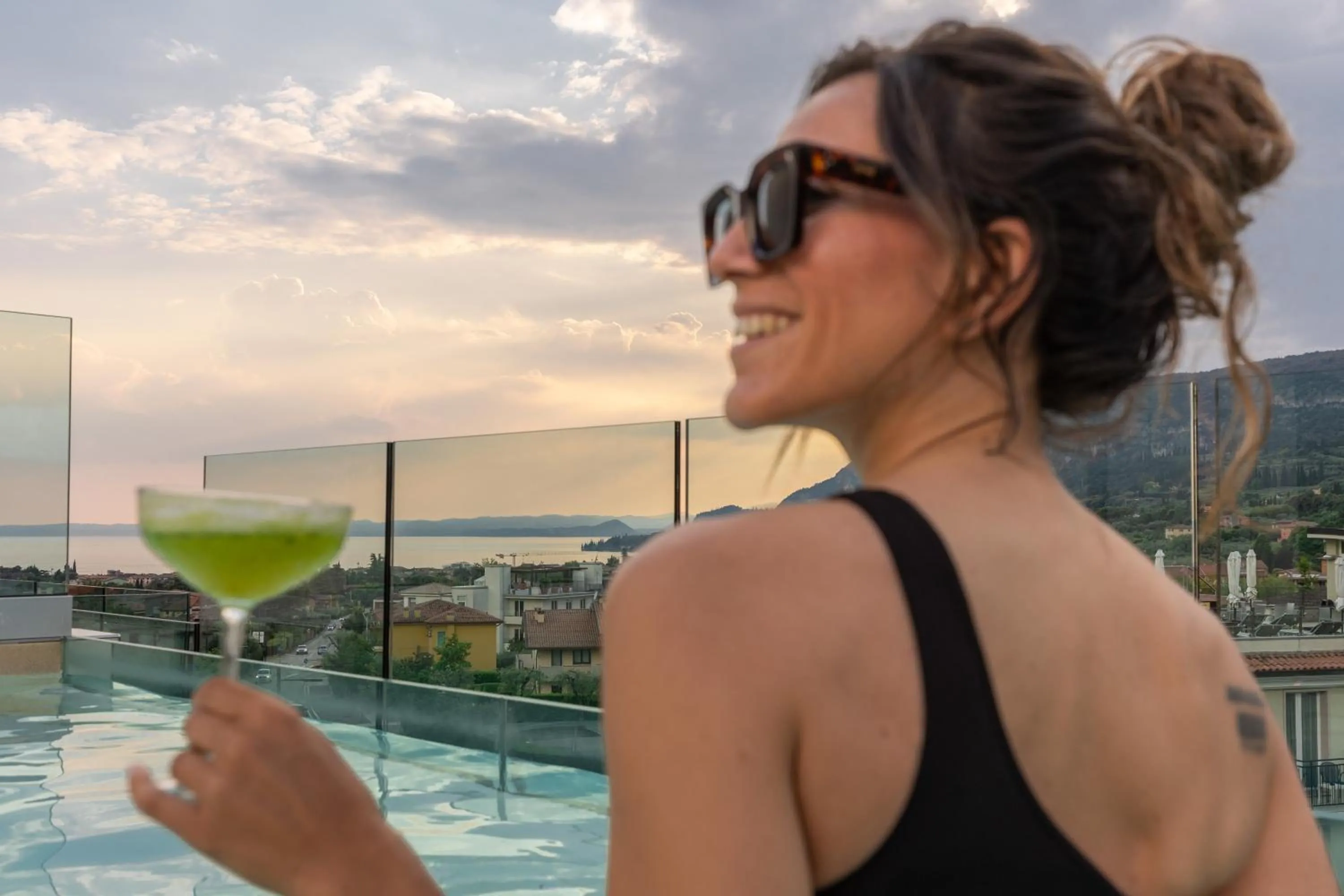 Pool view in Hotel Italia