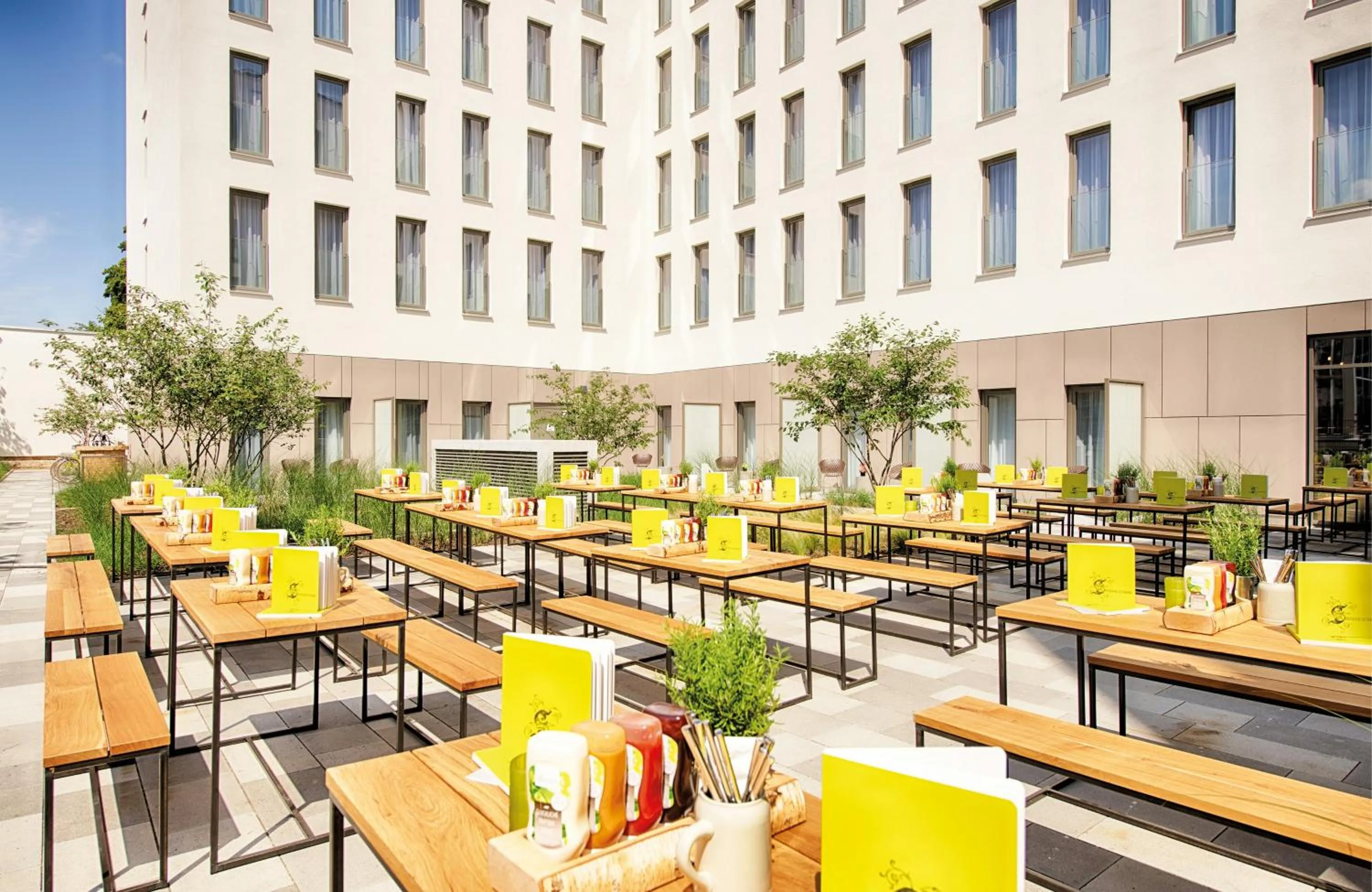 Balcony/Terrace in NYX Hotel Munich by Leonardo Hotels