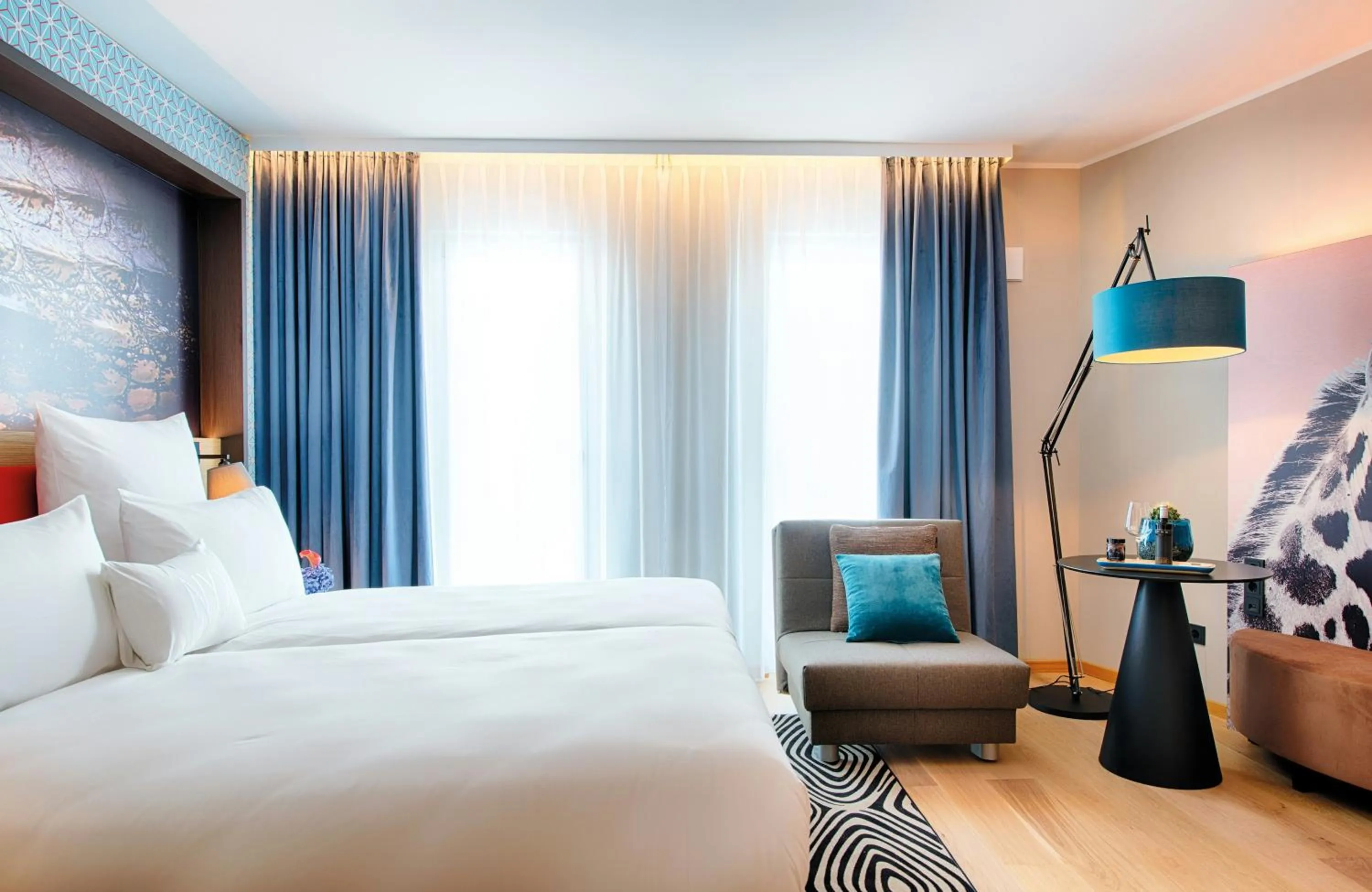 Photo of the whole room, Bed in NYX Hotel Munich by Leonardo Hotels