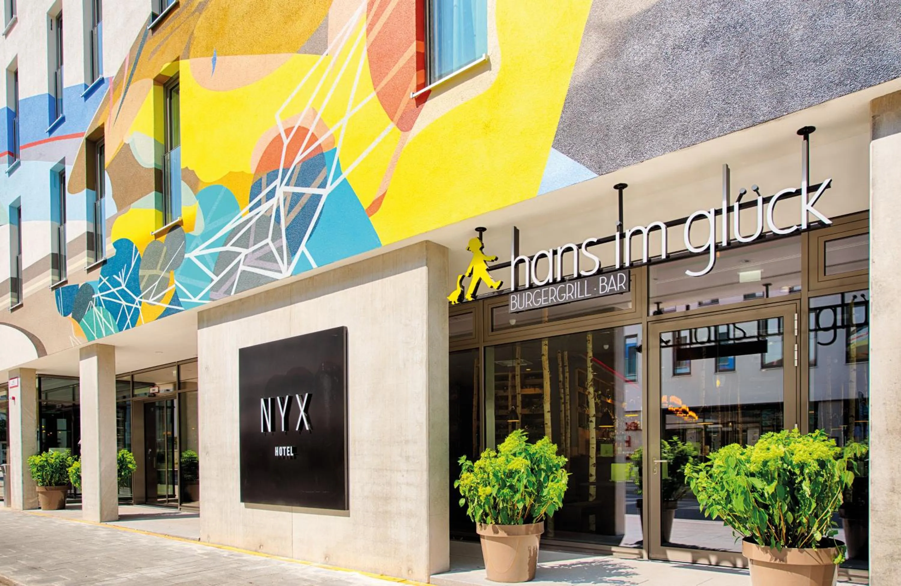 Facade/entrance in NYX Hotel Munich by Leonardo Hotels