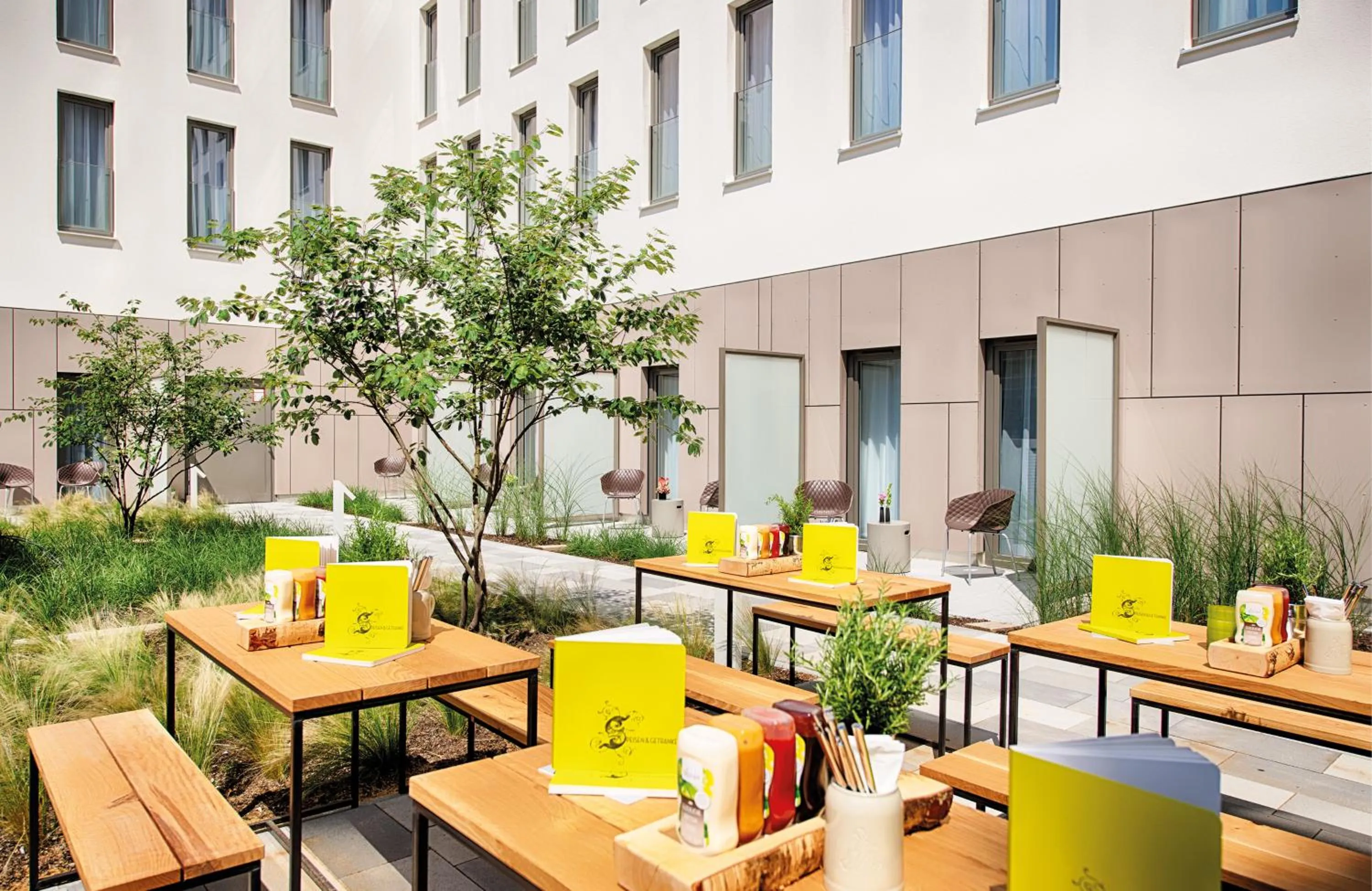 Balcony/Terrace in NYX Hotel Munich by Leonardo Hotels