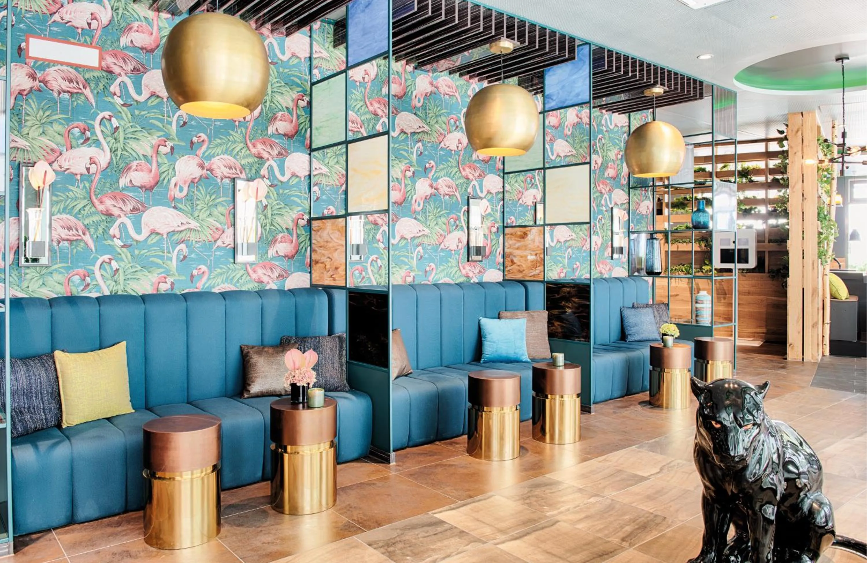 Lobby or reception in NYX Hotel Munich by Leonardo Hotels