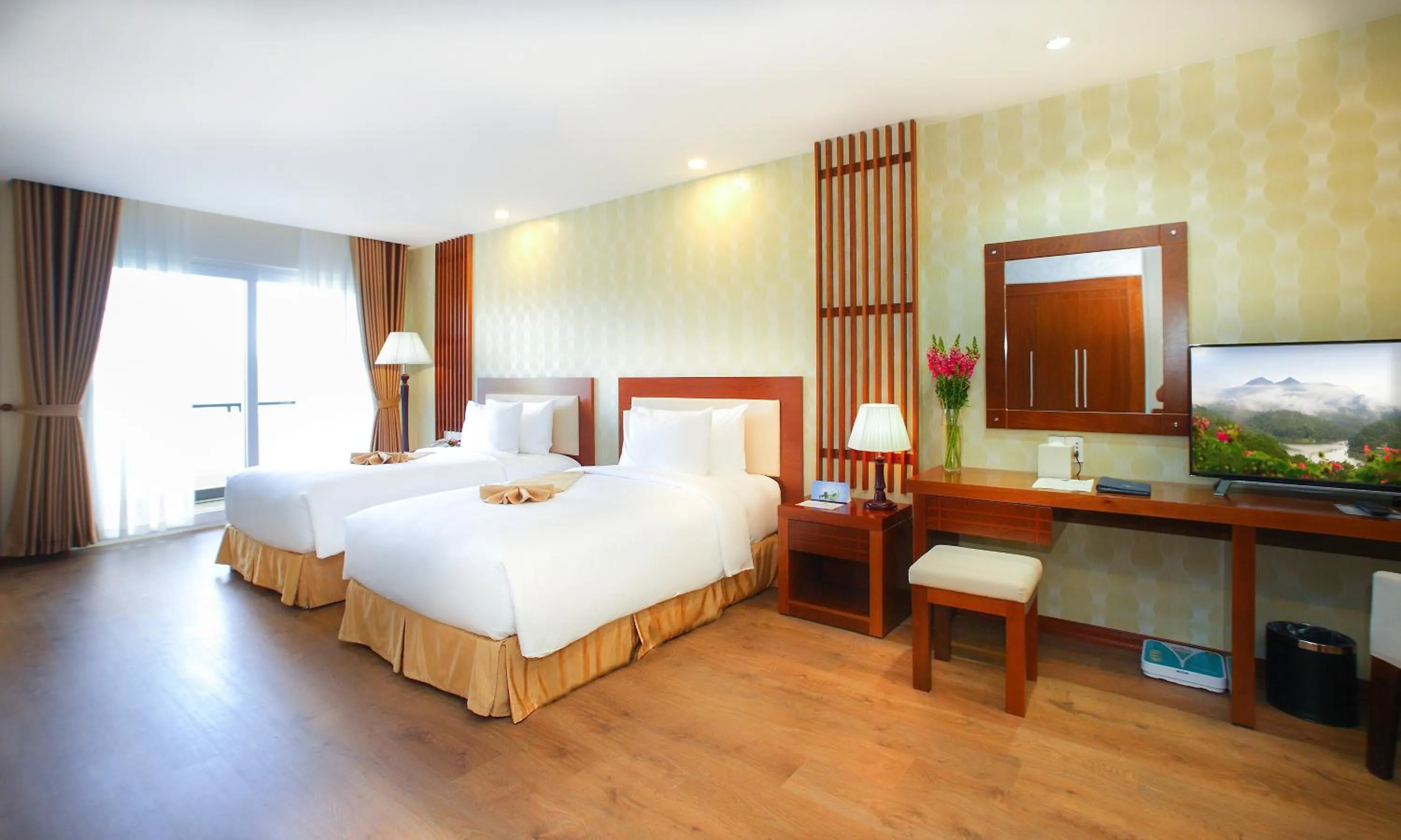 Bed in Ladalat Hotel