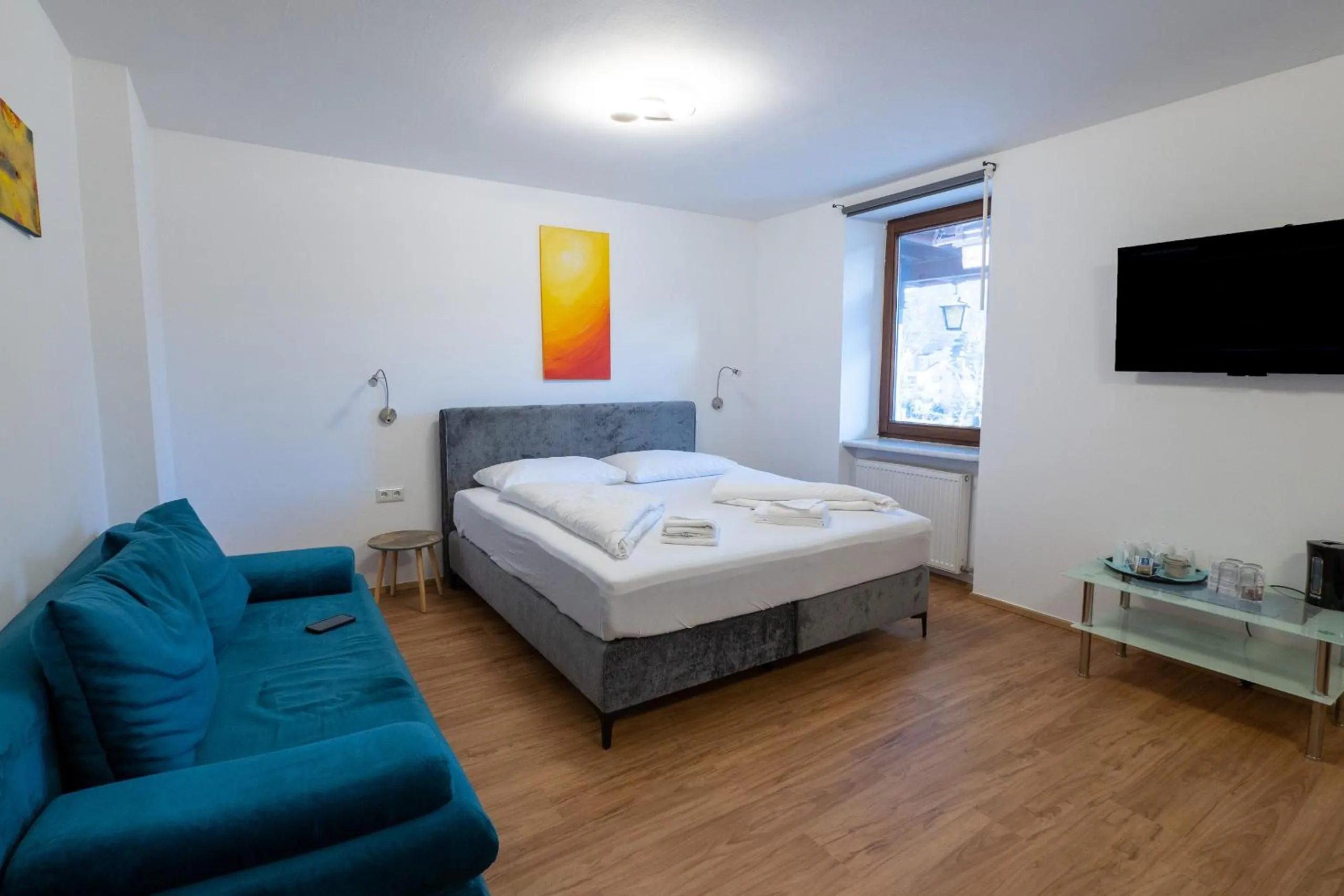 Bedroom, Bed in B&B Hotel Heimgartl