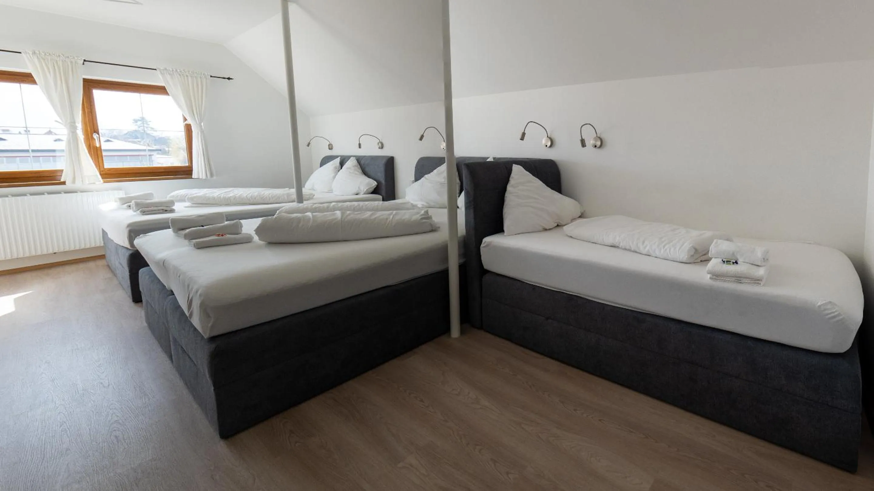 Bedroom, Bed in B&B Hotel Heimgartl