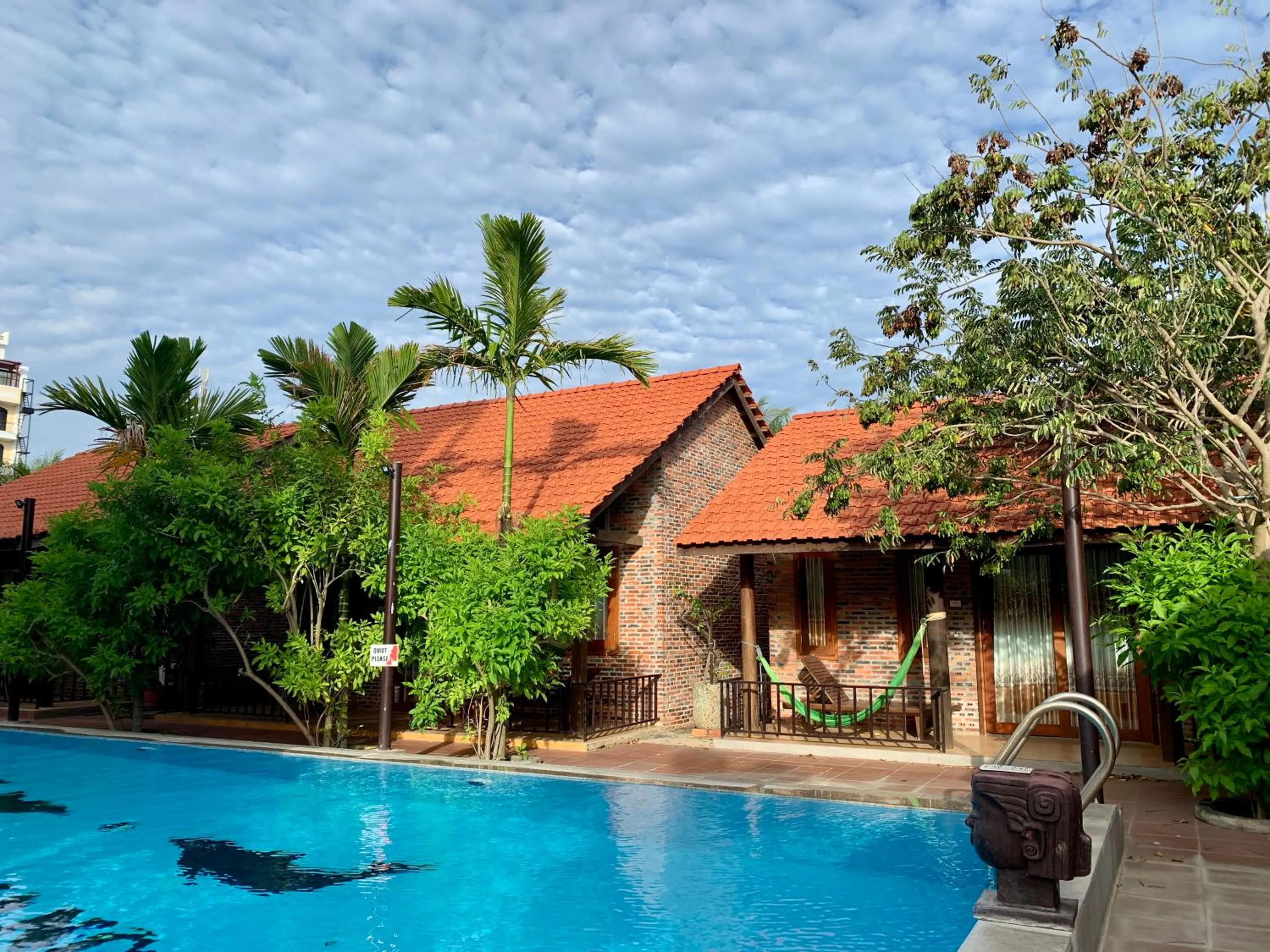 Pool view in MAY Bungalow