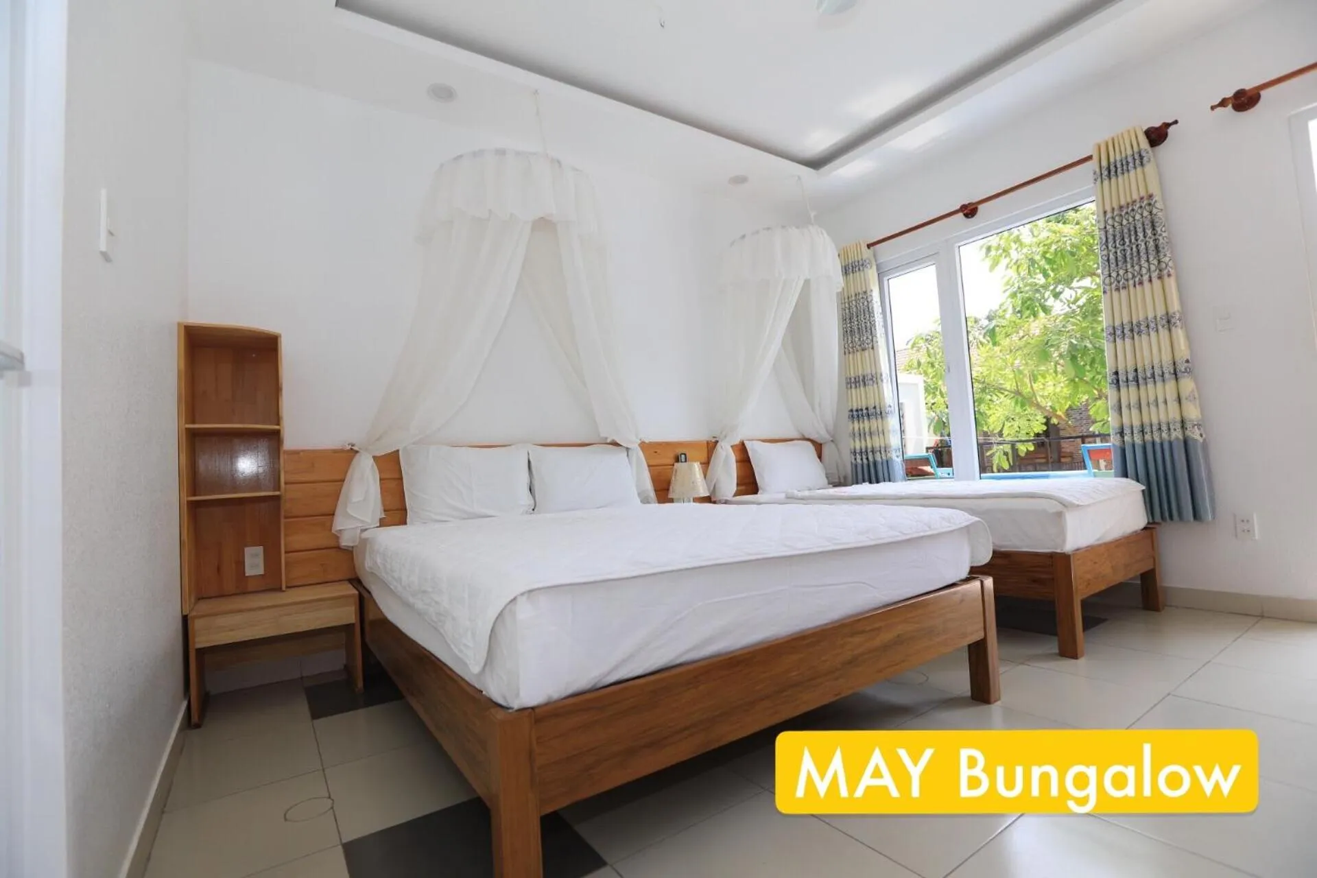 Bed in MAY Bungalow
