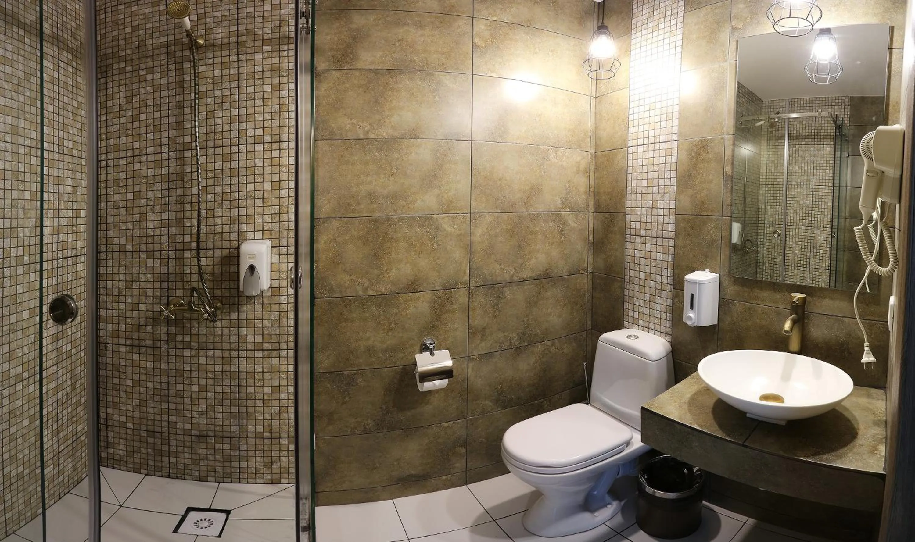 Shower in Astra Hotel