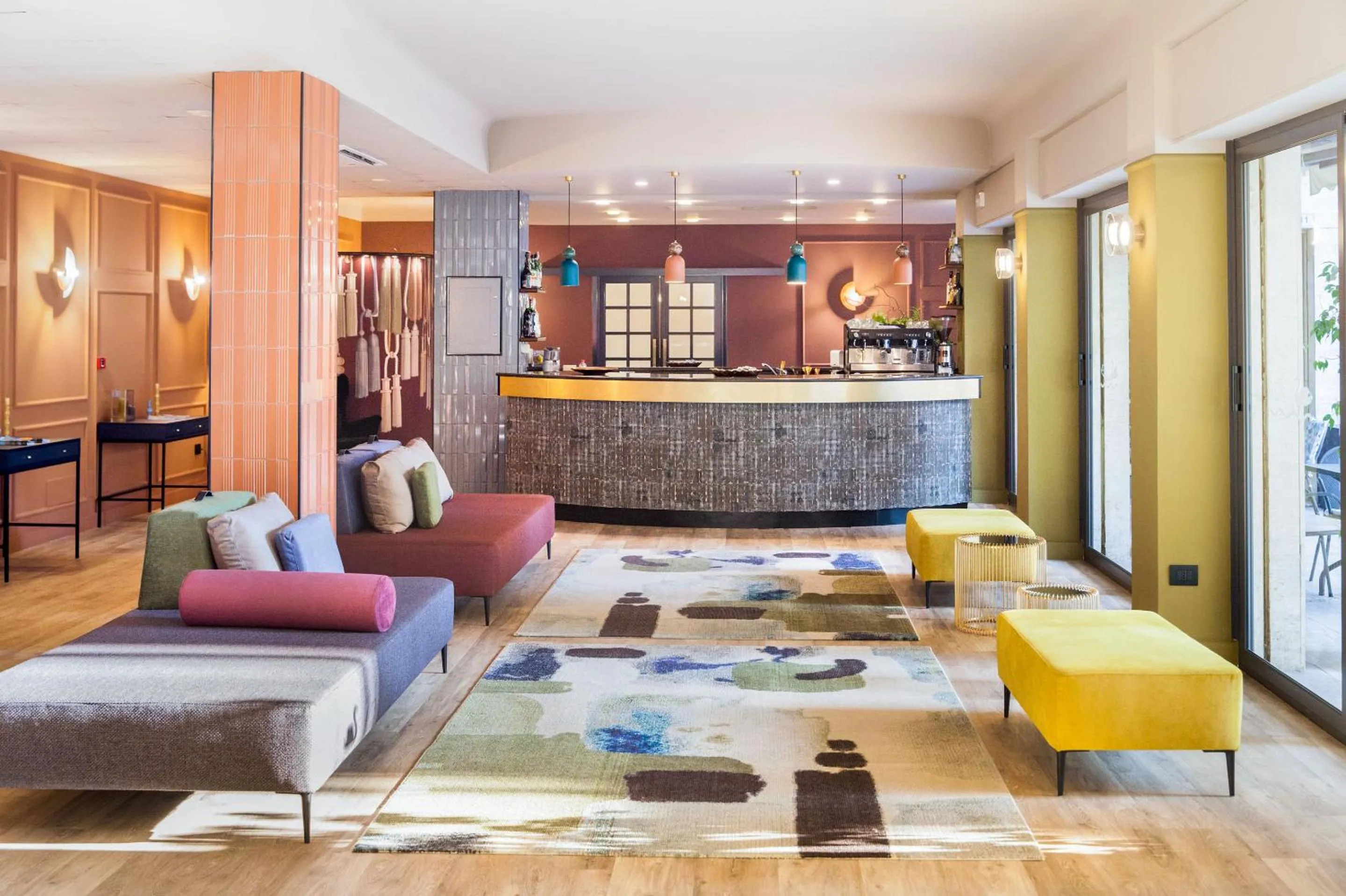 Lobby or reception in Hotel Bristol