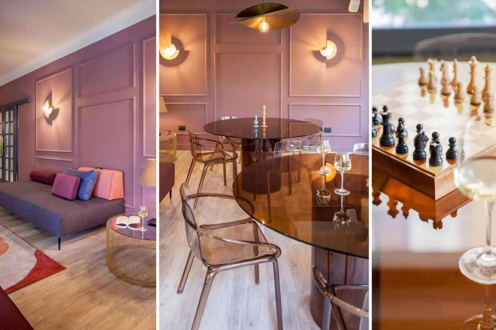 Seating area in Hotel Bristol