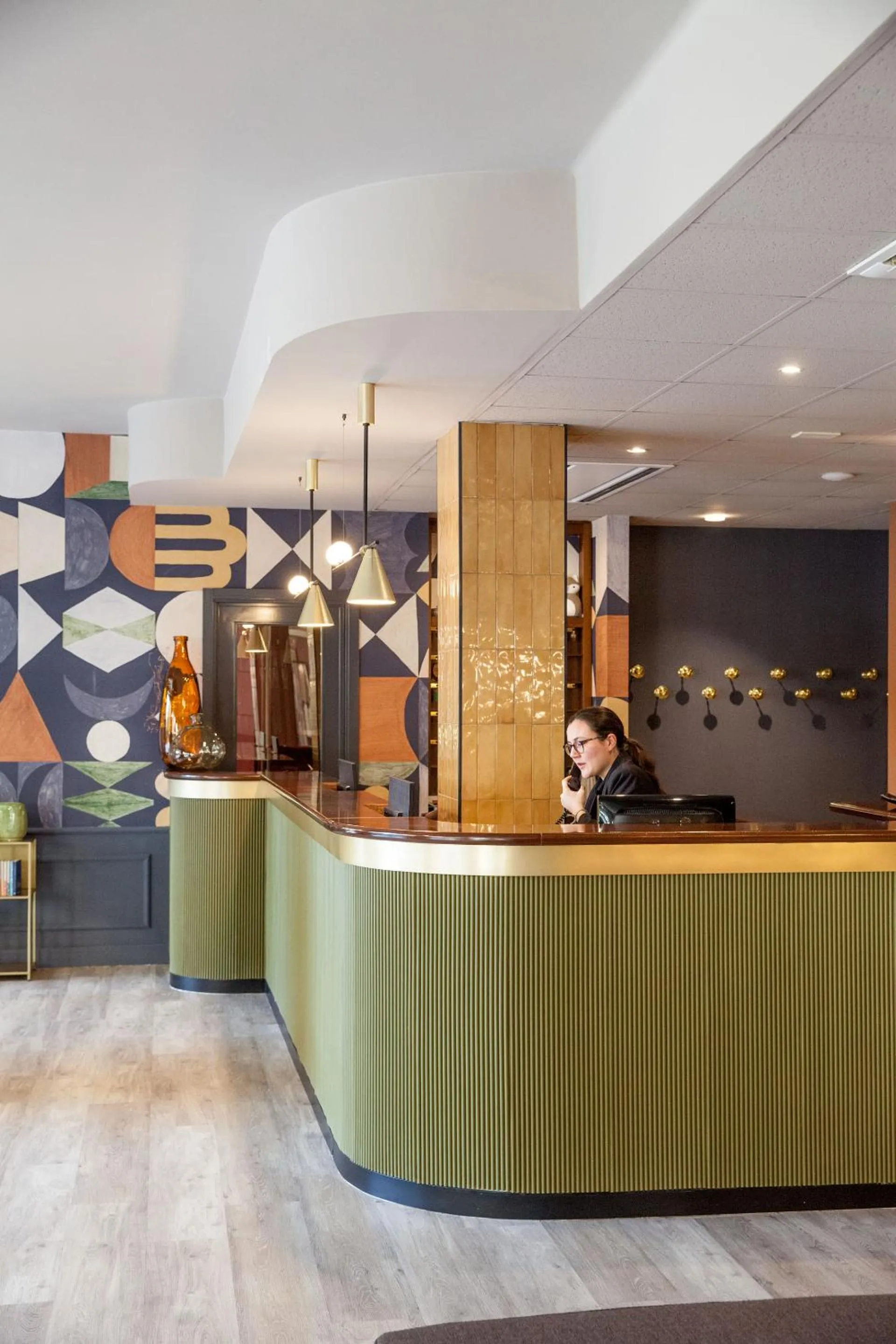 Lobby or reception in Hotel Bristol