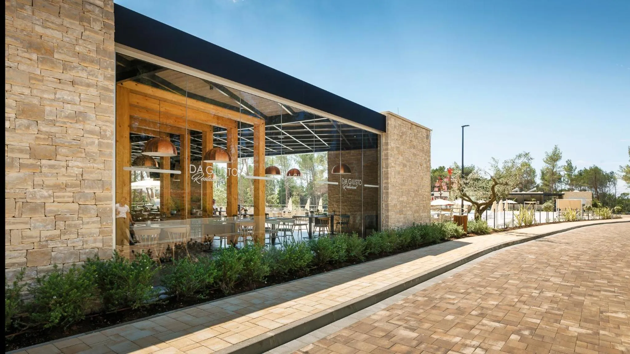 Restaurant/places to eat in Mobile Homes Camping Santa Marina, Lanterna