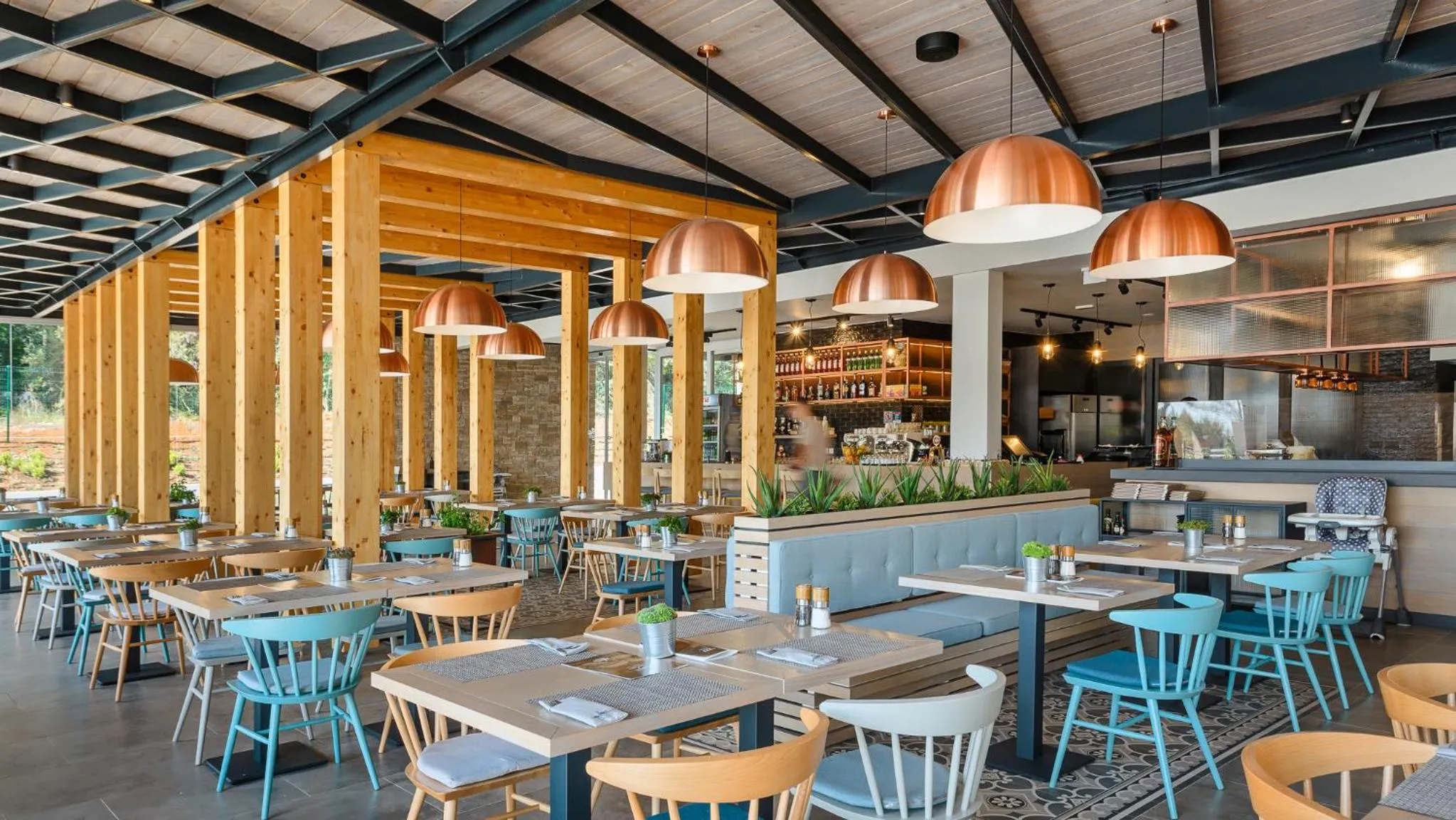 Restaurant/places to eat in Mobile Homes Camping Santa Marina, Lanterna