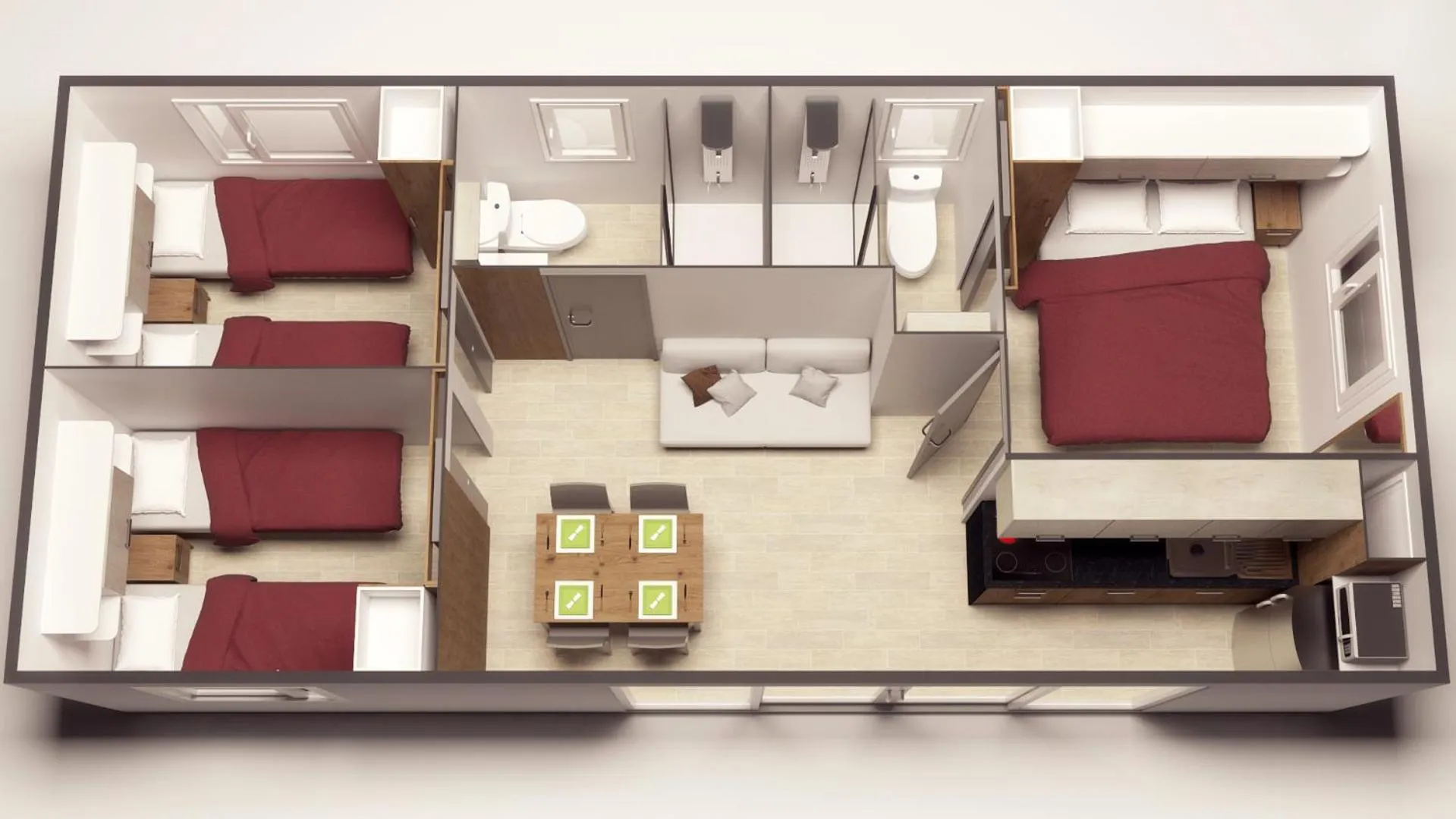 Photo of the whole room, Bed in Mobile Homes Camping Santa Marina, Lanterna