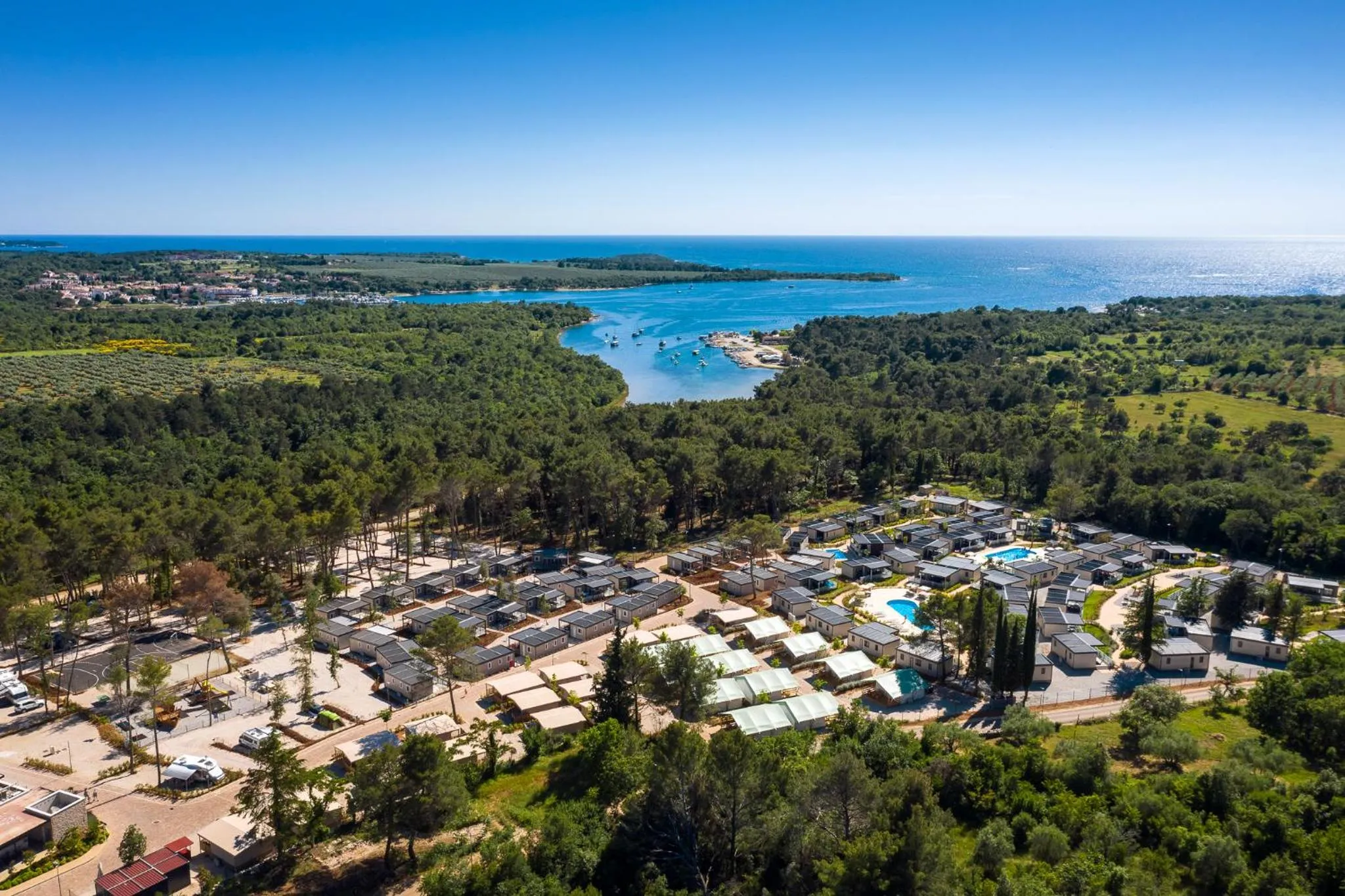 Bird's eye view in Mobile Homes Camping Santa Marina, Lanterna