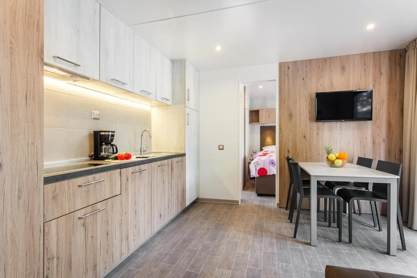 Kitchen or kitchenette in Mobile Homes Camping Santa Marina, Lanterna