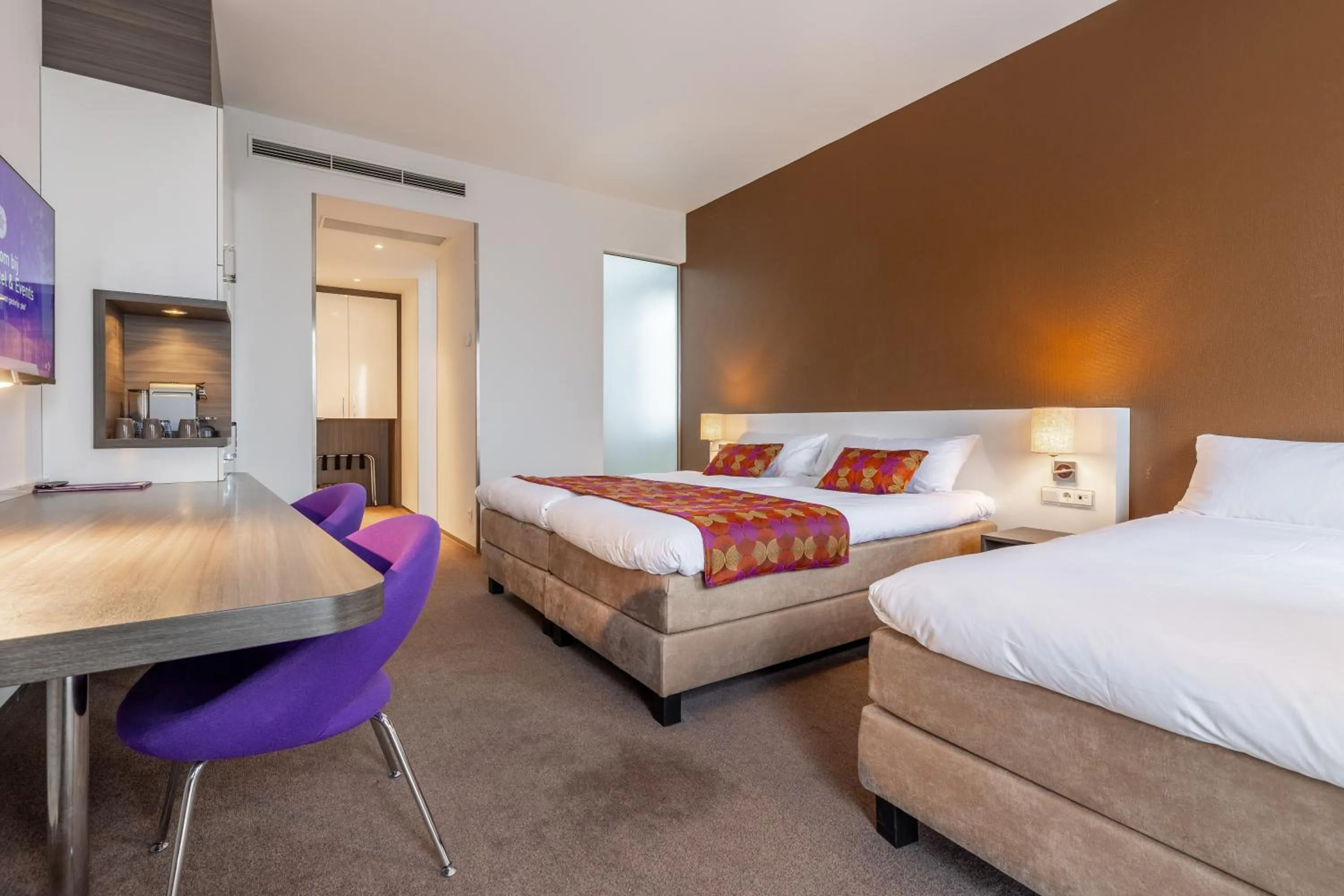 Bed in Hotel Lumen Zwolle