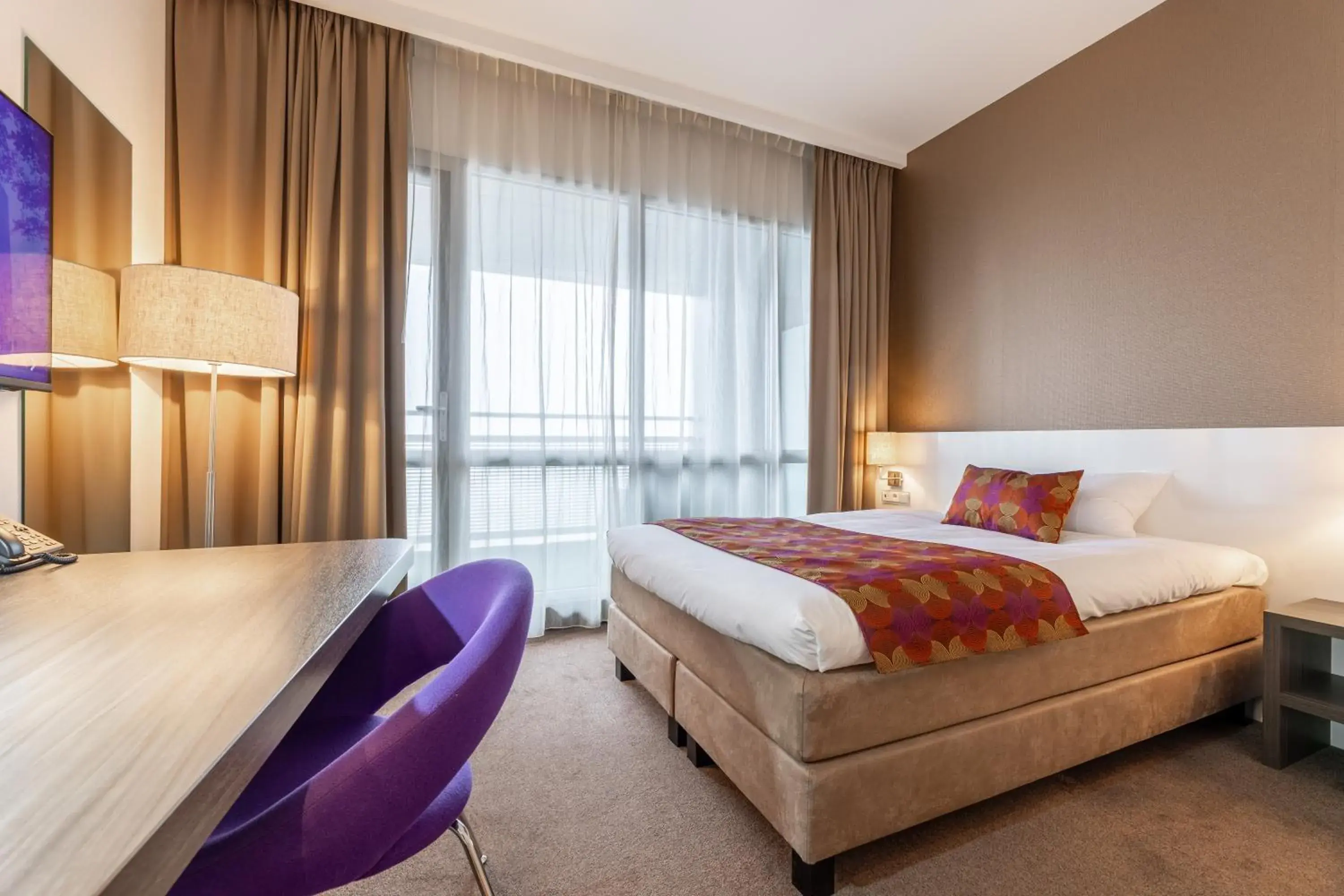 Single Room with Balcony in Hotel Lumen Zwolle Single Room with Balcony in Hotel Lumen Zwolle