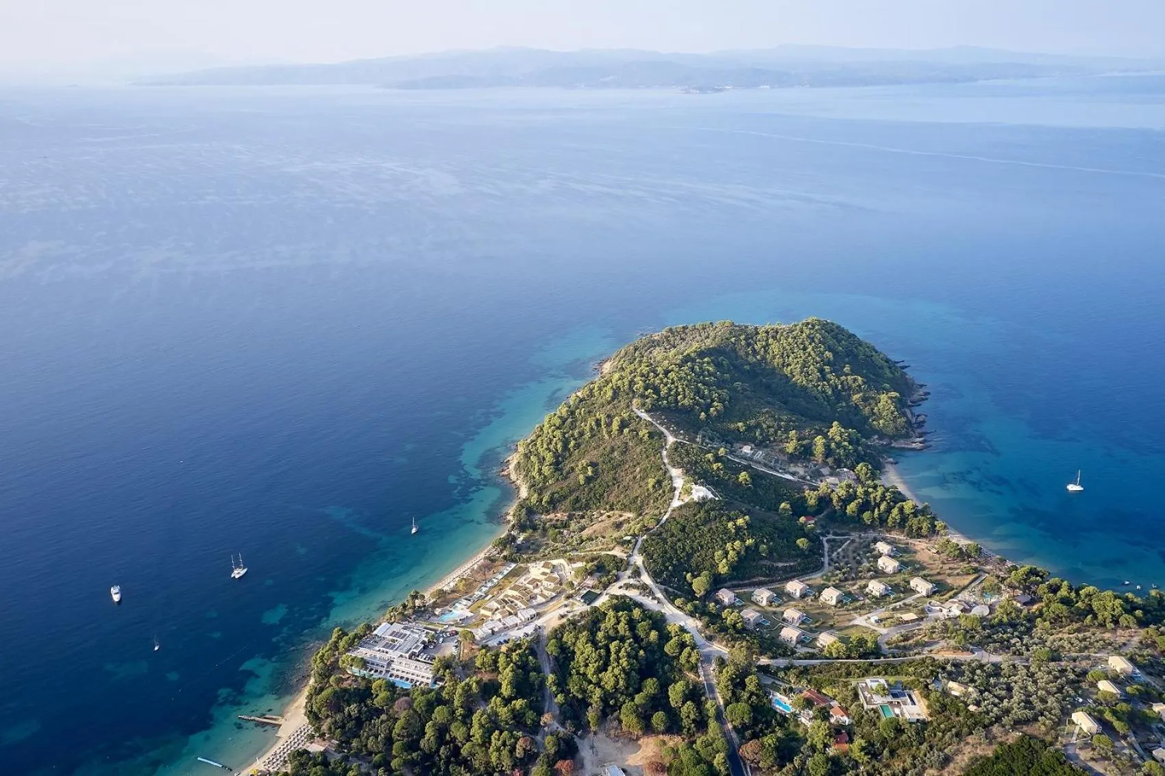 Bird's eye view in ELIVI Skiathos